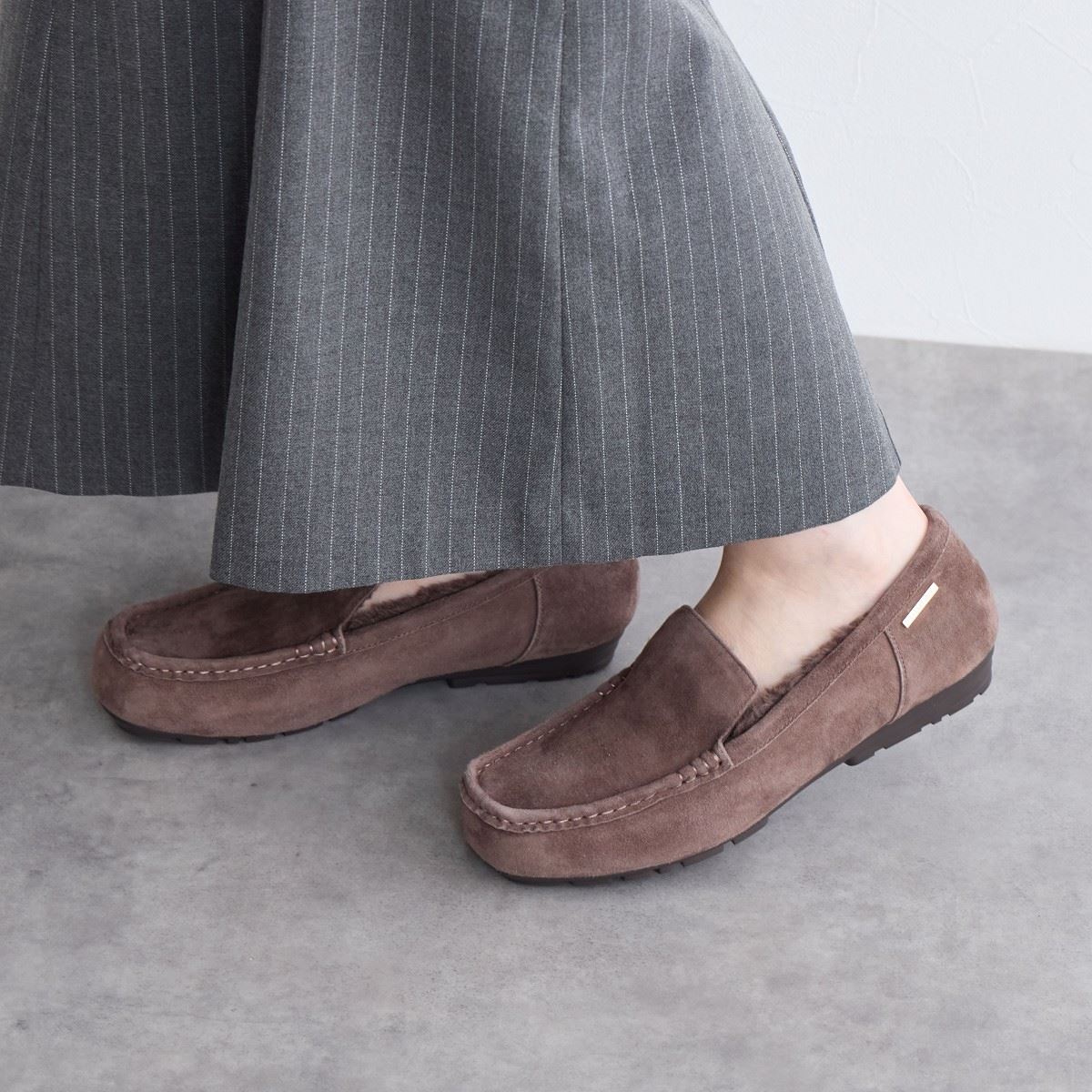 ふわもこモカシン23.0cm♪by卑弥呼(himiko) 冬のスペシャルプライス商品が登場！❄️ この季節だけの特別価格