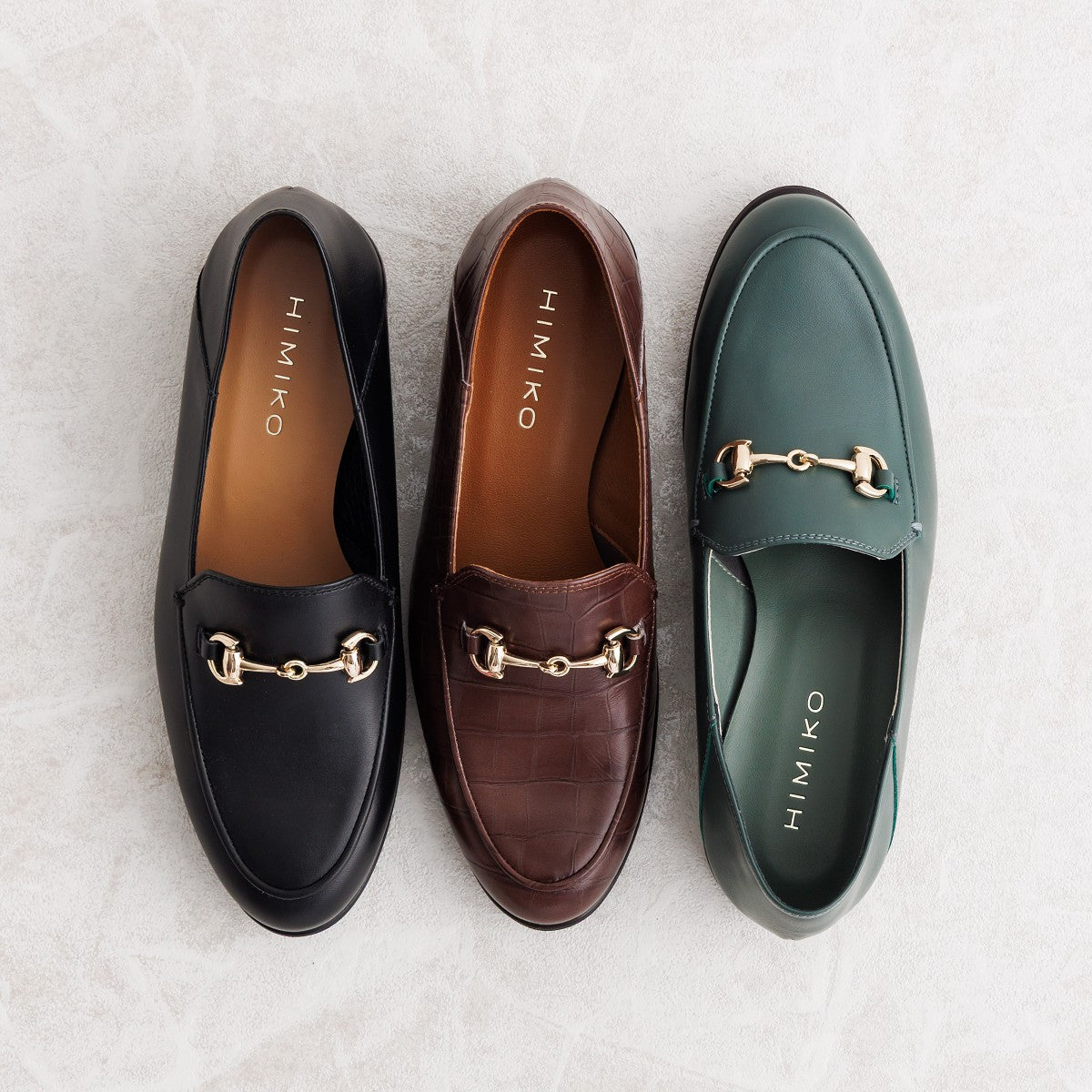 ヒミコ 卑弥呼 バブーシュビットローファー/651304 （ブラック） ブラック