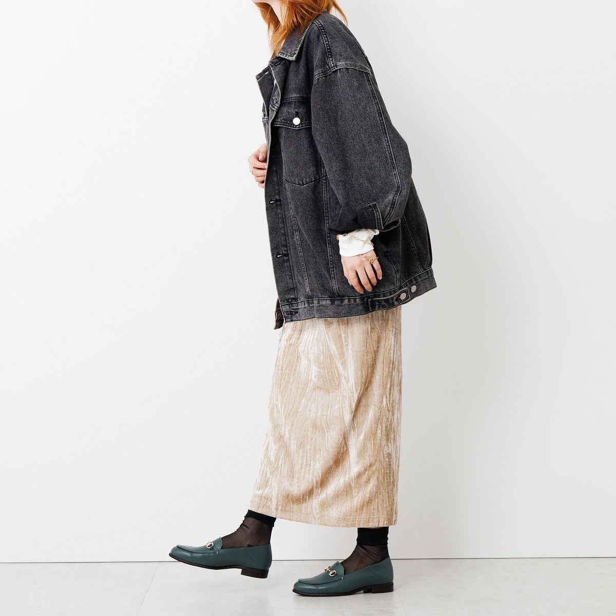 ヒミコ 卑弥呼 バブーシュビットローファー/651304 （ブラック） ブラック