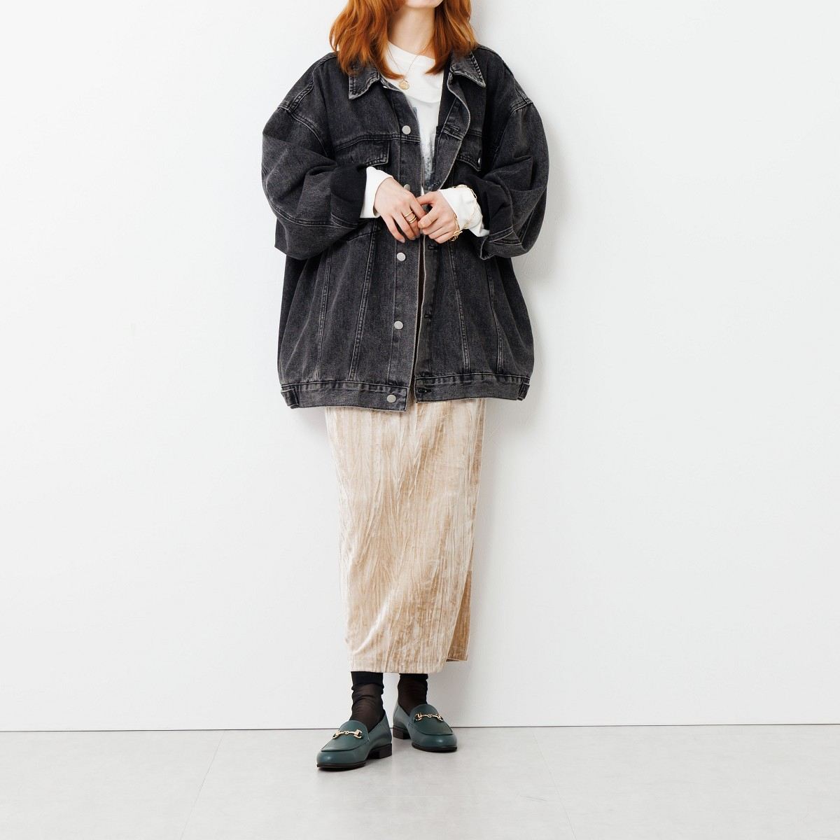 ヒミコ 卑弥呼 バブーシュビットローファー/651304 （ブラック） ブラック