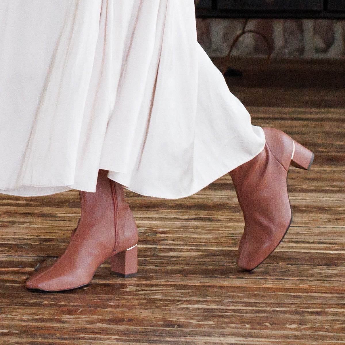 ヒミコ 卑弥呼 シープレザーストレッチブーツ/621404 （ブラウン） ブラウン