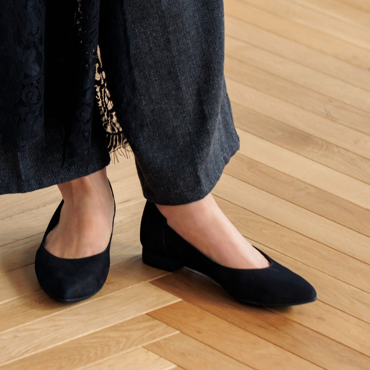 Himiko Flat Plain Pumps/631316