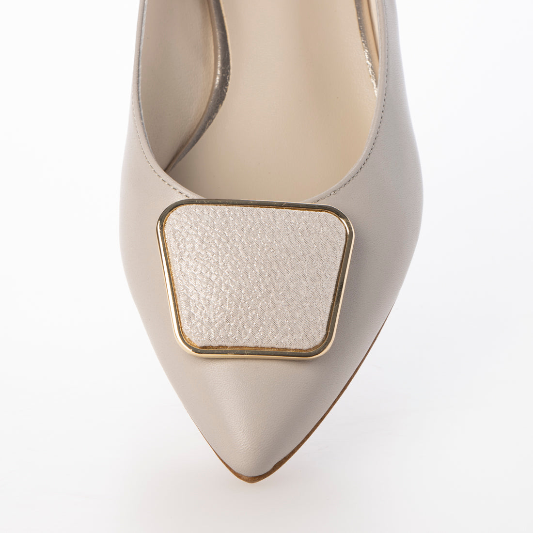 ヒミコ 卑弥呼 スクエアバックルフラットパンプス/641102