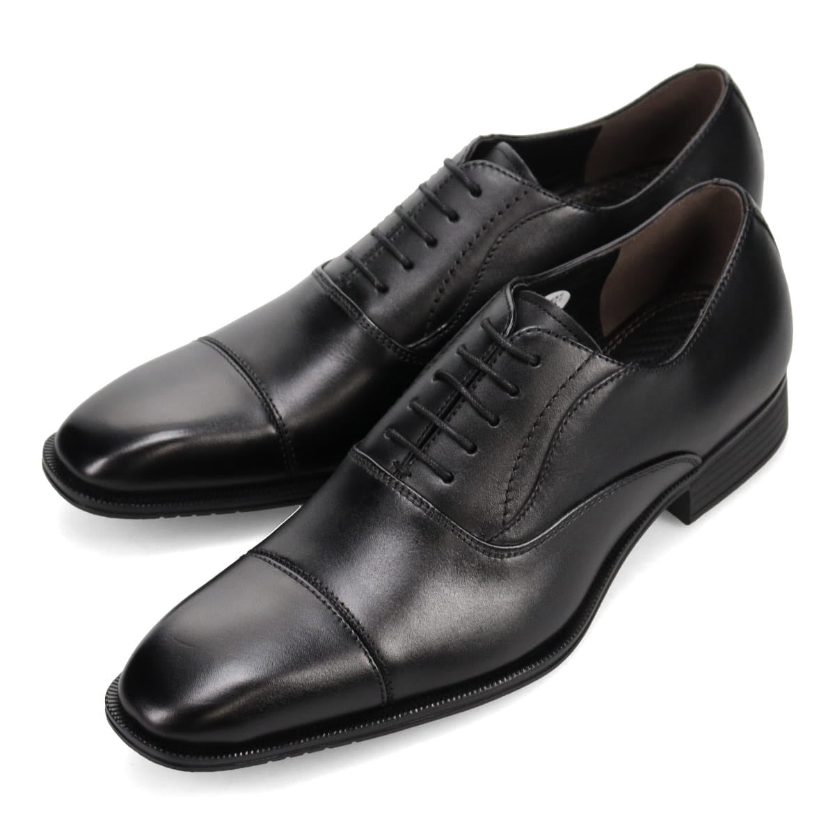 ヒロココシノオム HIROKO KOSHINO HOMME メンズ 内羽根ストレートチップドレスシューズ  HR1002,ブラック
