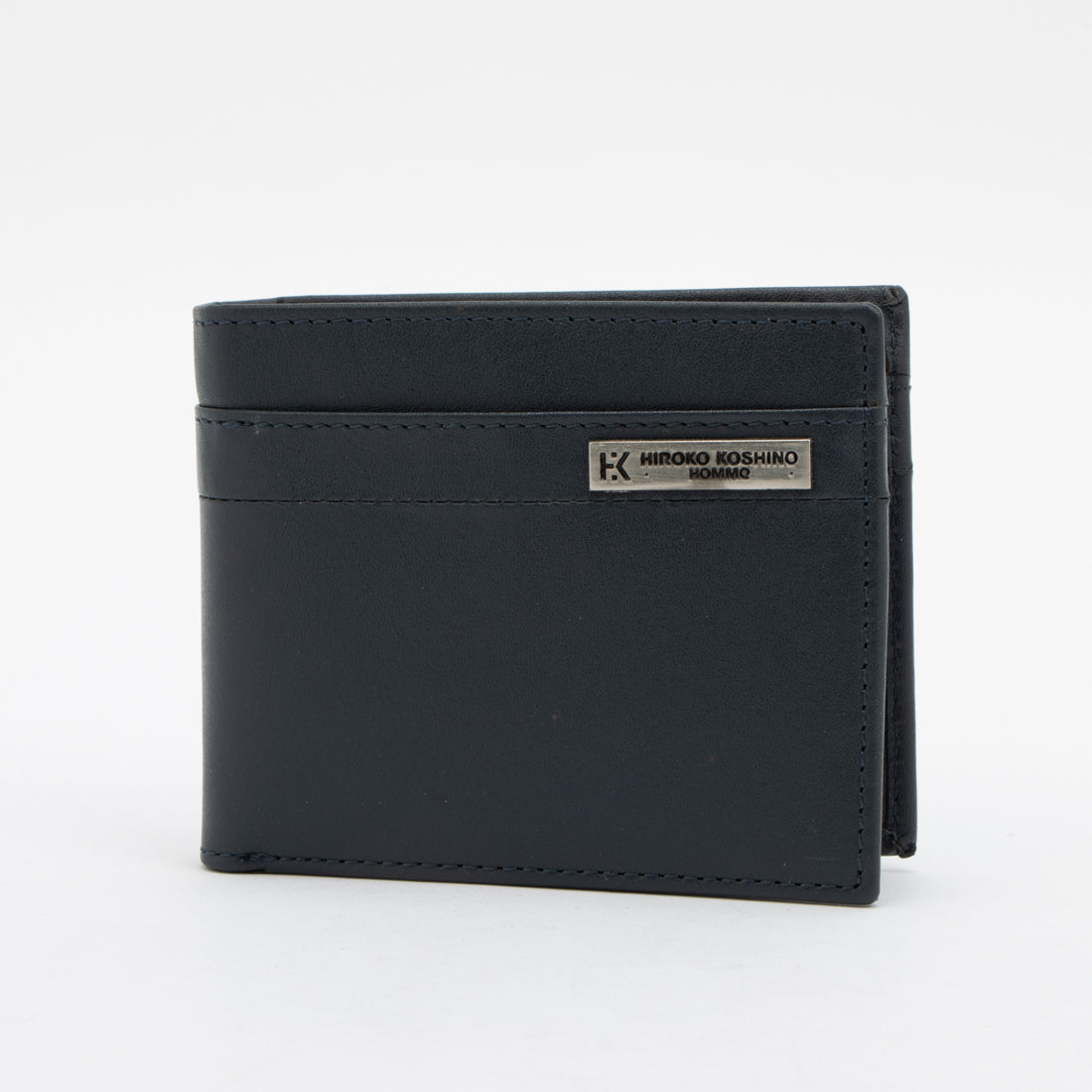 ヒロココシノオム HIROKO KOSHINO HOMME 【牛本革】 スムース 中ベラ付き 箱入り 財布 （ネイビー） ネイビー