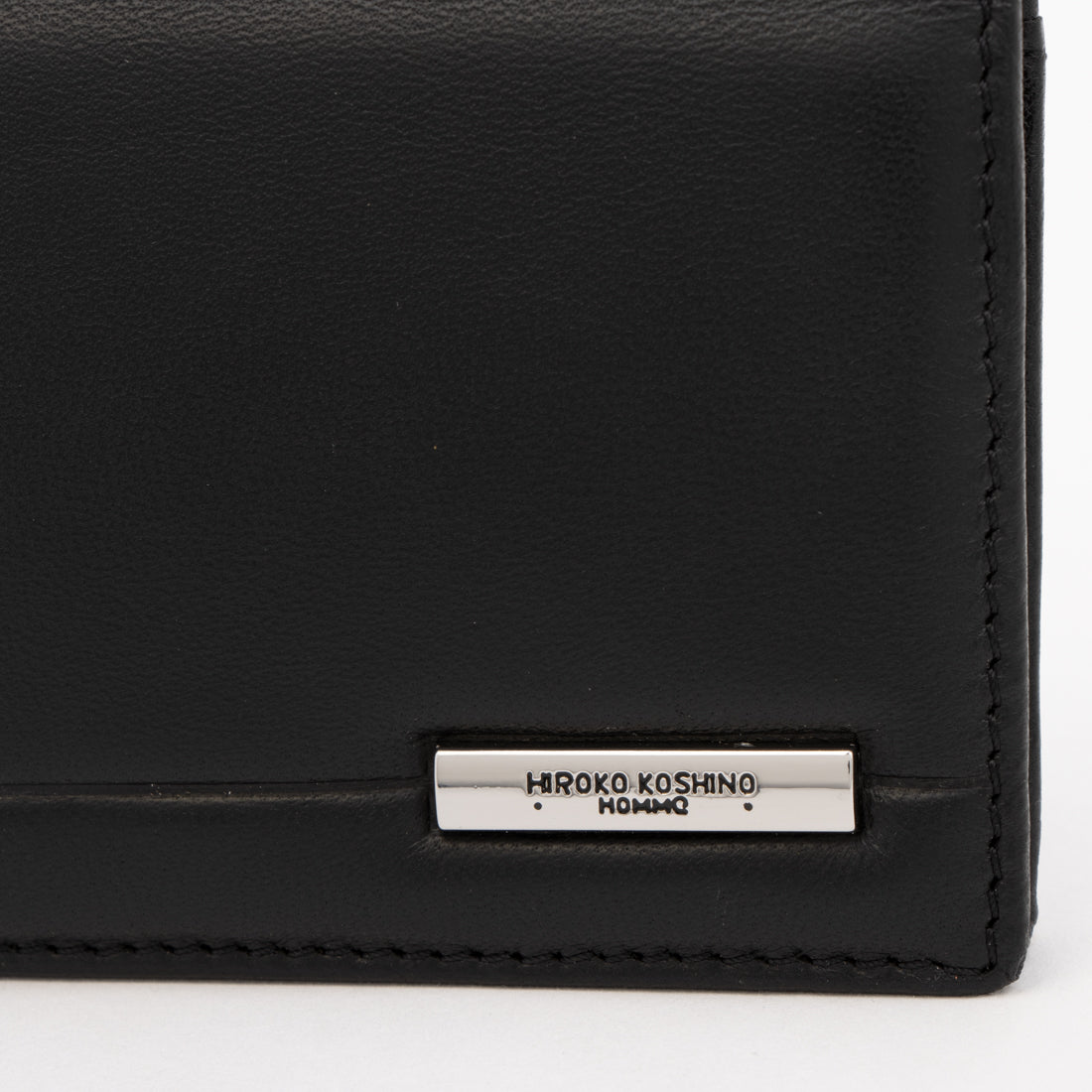 ヒロココシノオム HIROKO KOSHINO HOMME 本革かぶせシャドー加工財布 （ブラック） ブラック