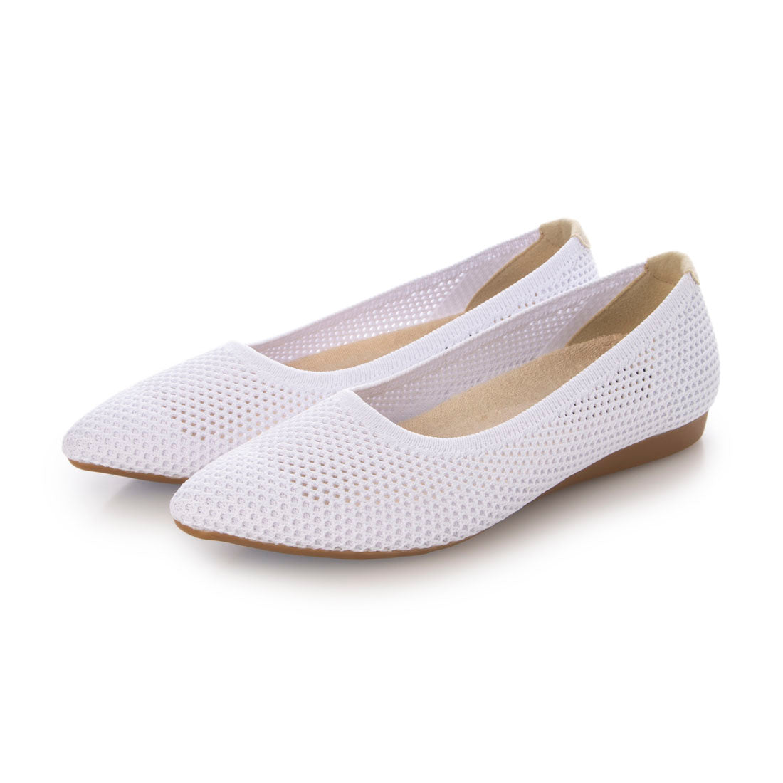 ヒラリドットトーキョウ hirari.tokyo 軽量ニットパンプス （WH） WH