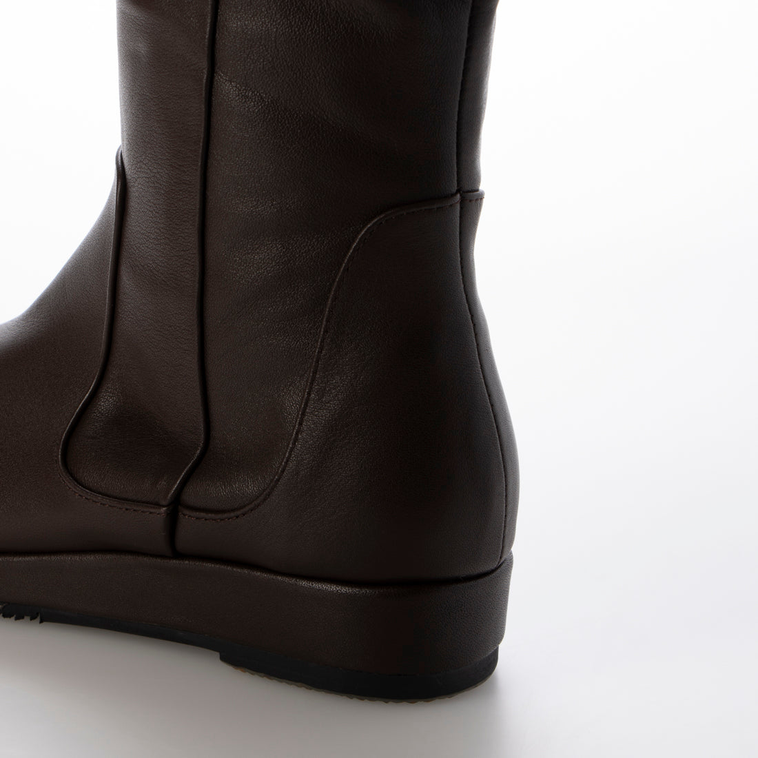 HIPS Wedge Heel Long Boots