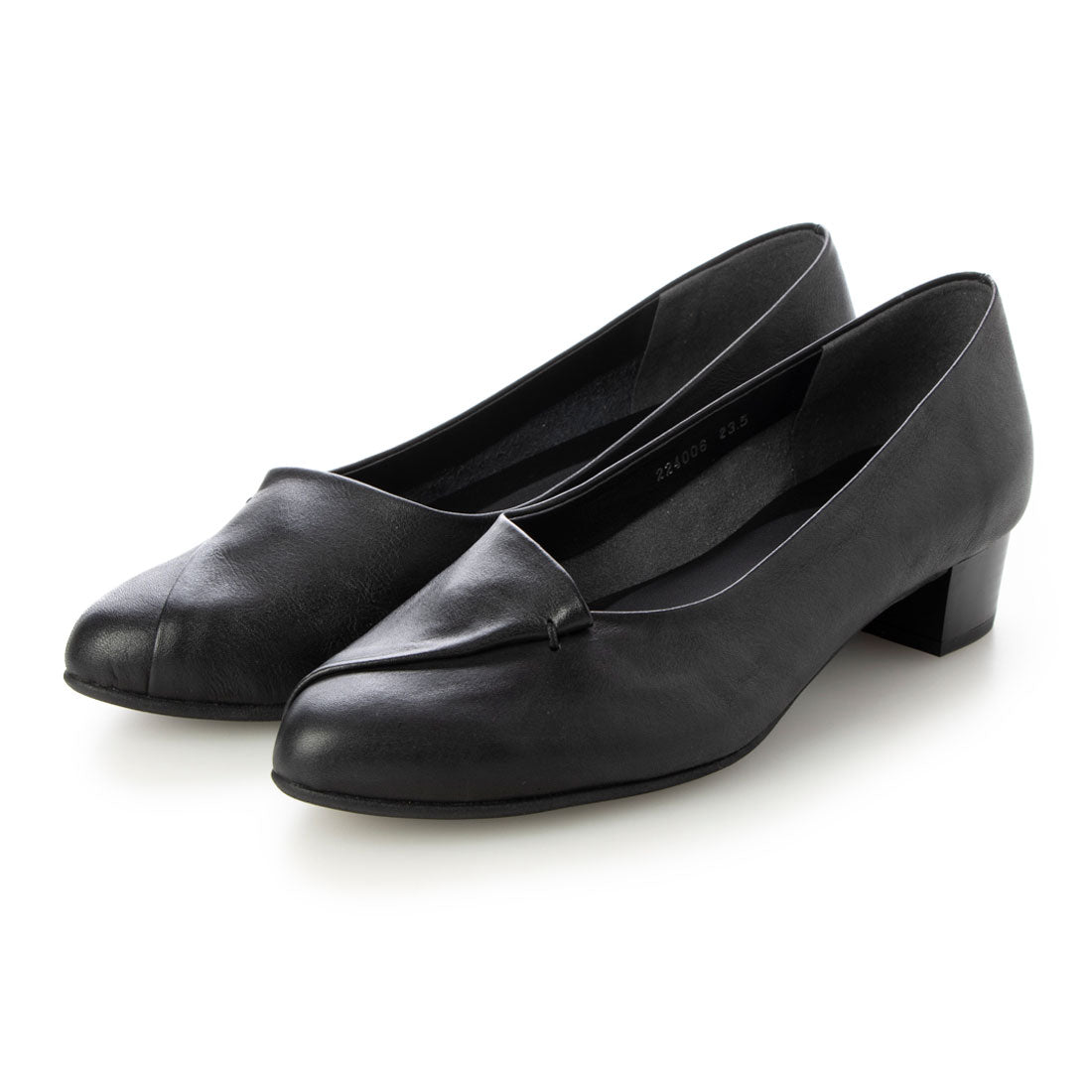 HIPS Genuine Leather Drape Pumps