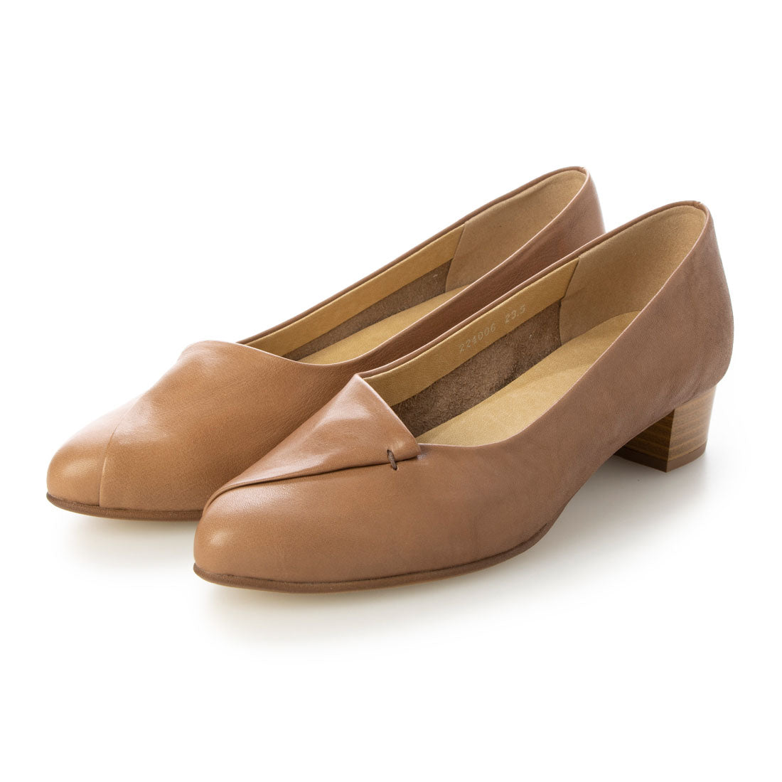 HIPS Genuine Leather Drape Pumps