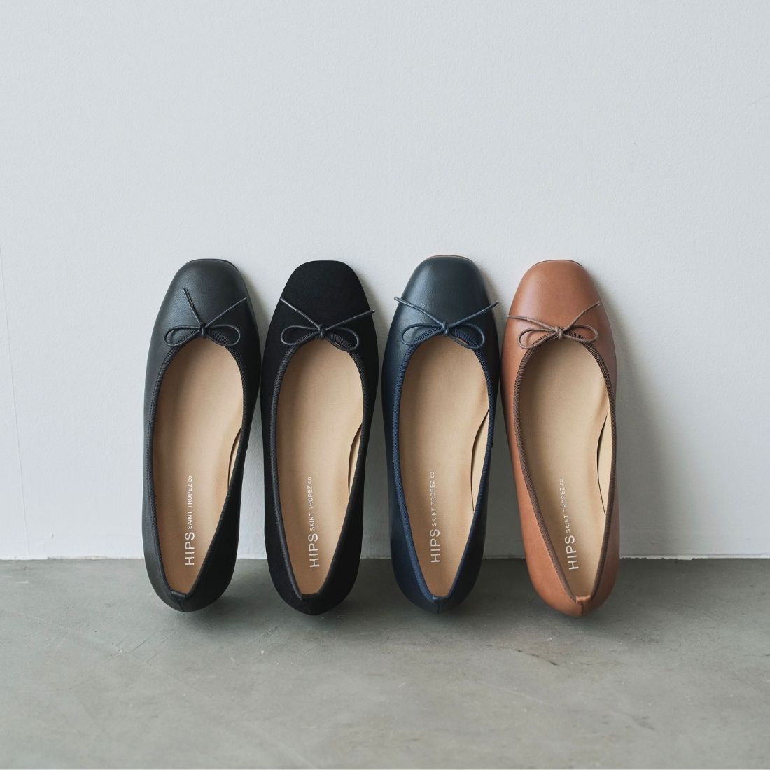 HIPS Heeled Ballet Pumps