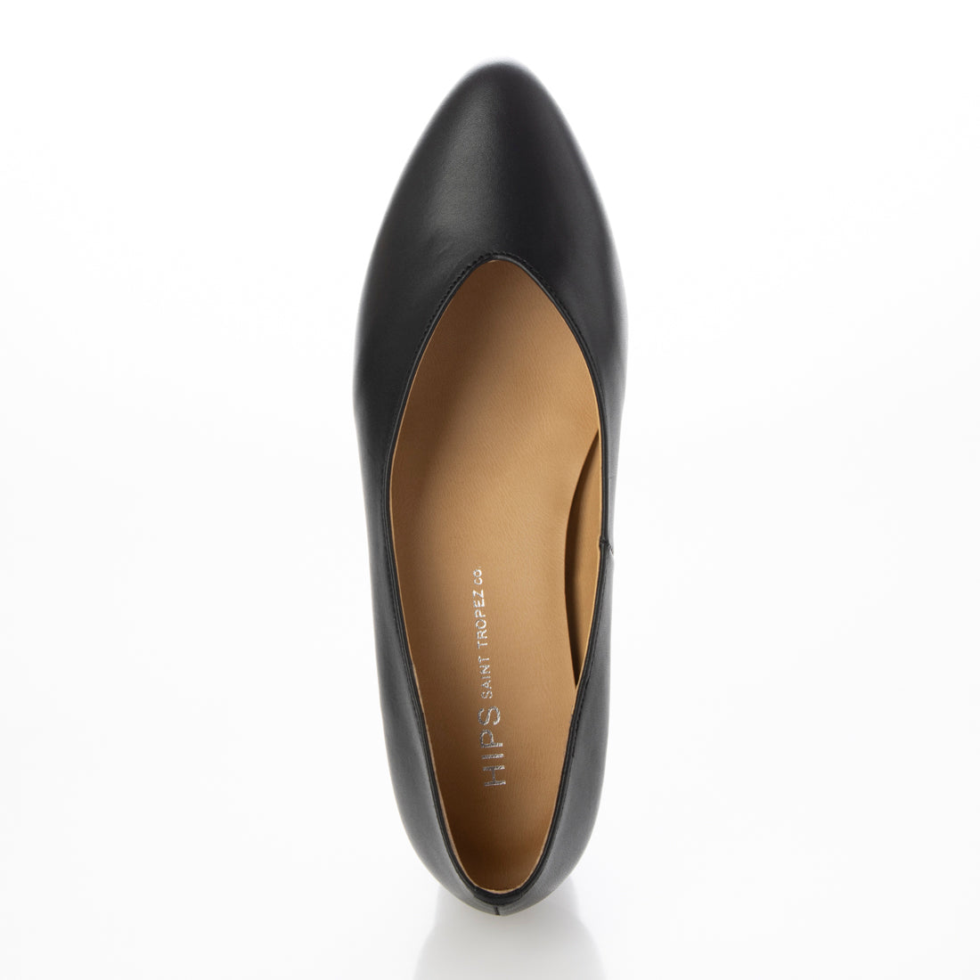 HIPS Soft V-cut leather pumps