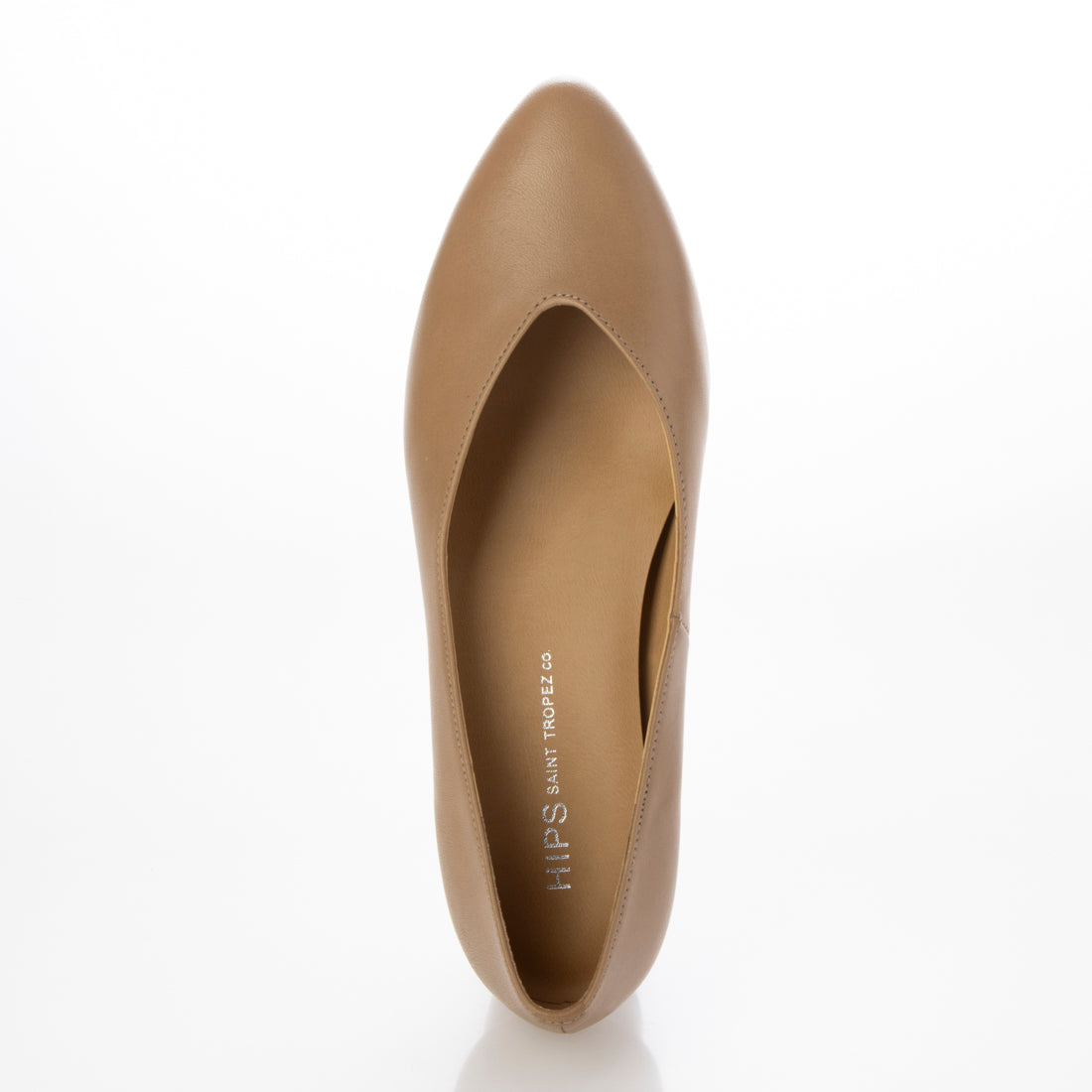 HIPS Soft V-cut leather pumps