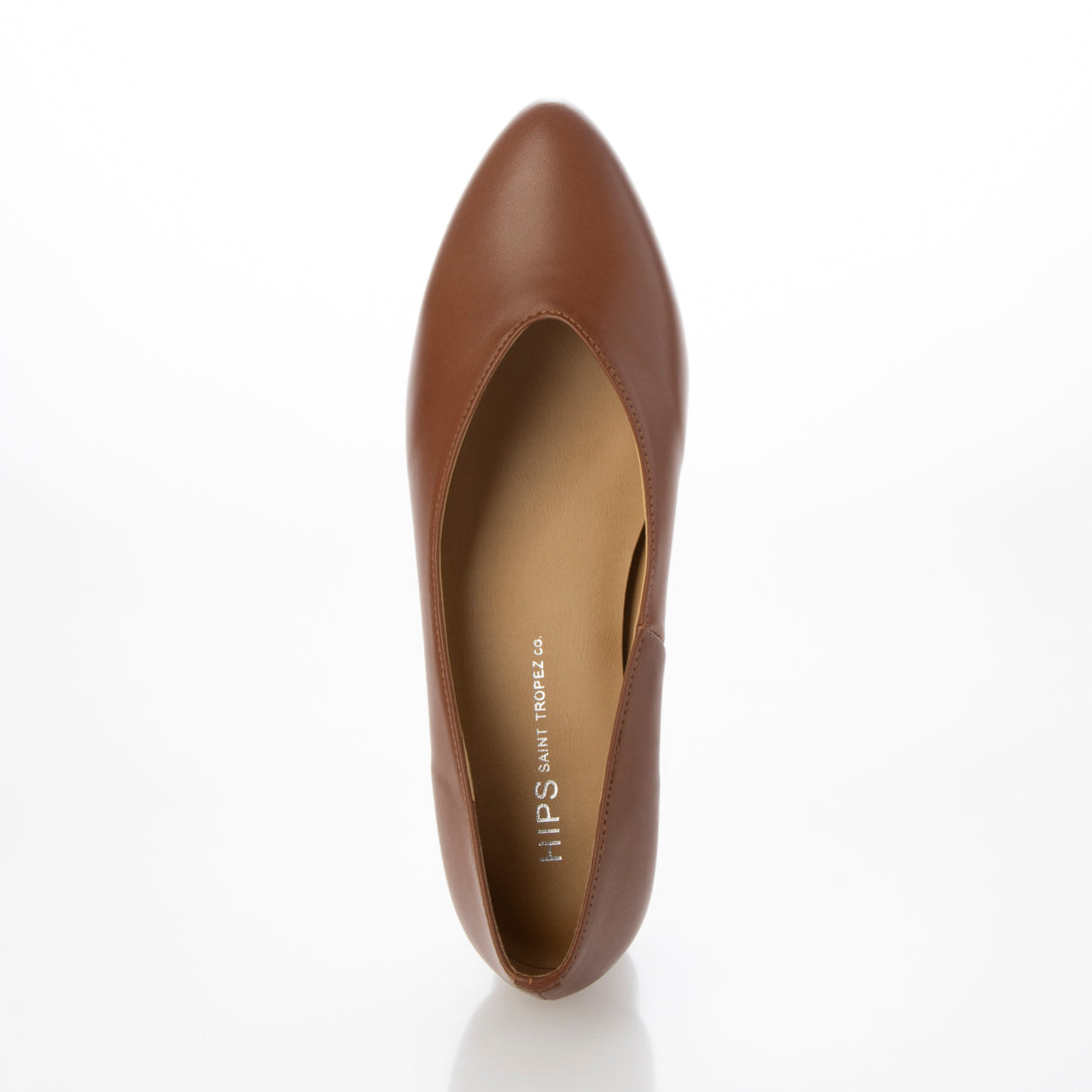 HIPS Soft V-cut leather pumps