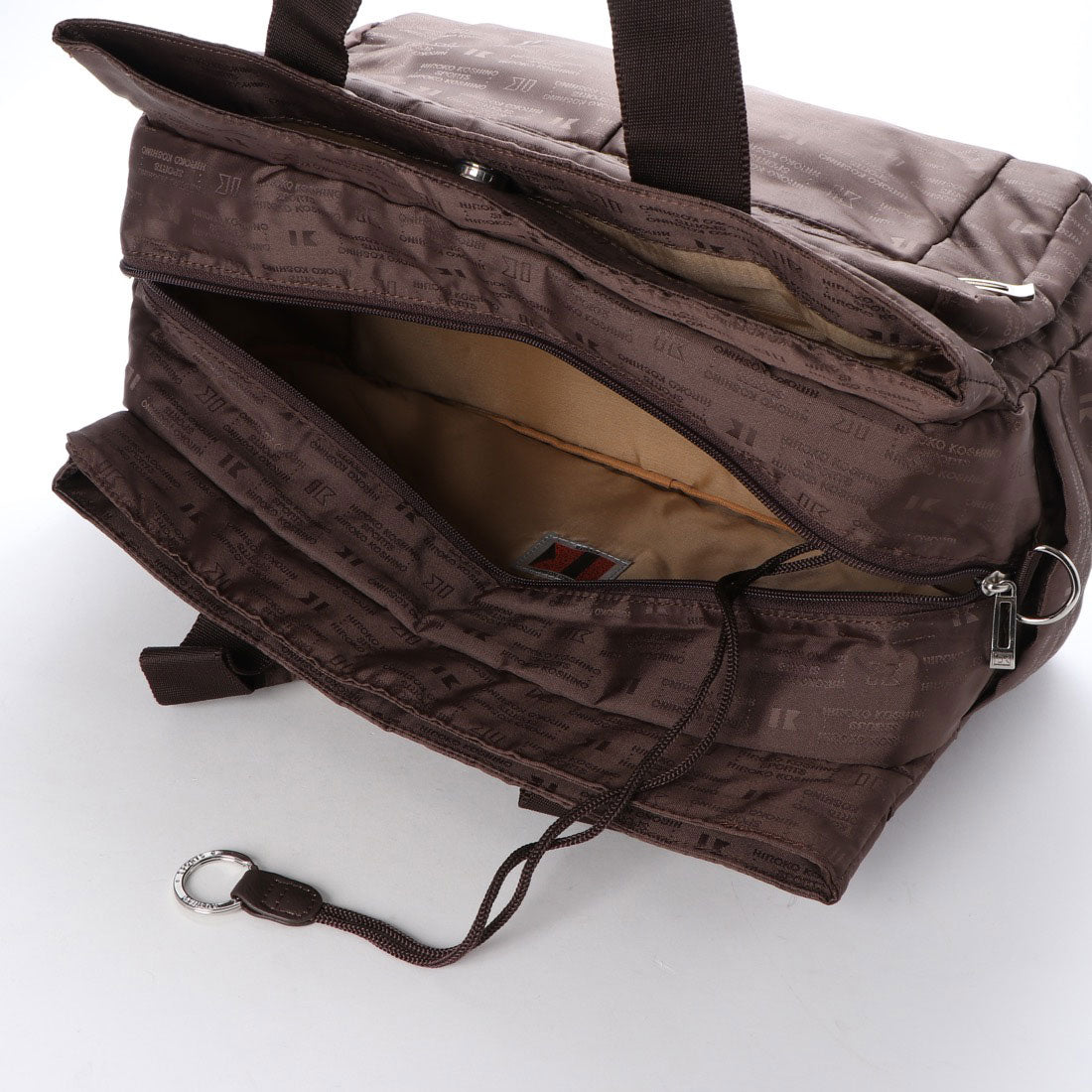 HIROKO KOSHINO SPORTS 2way Boston bag with side pockets