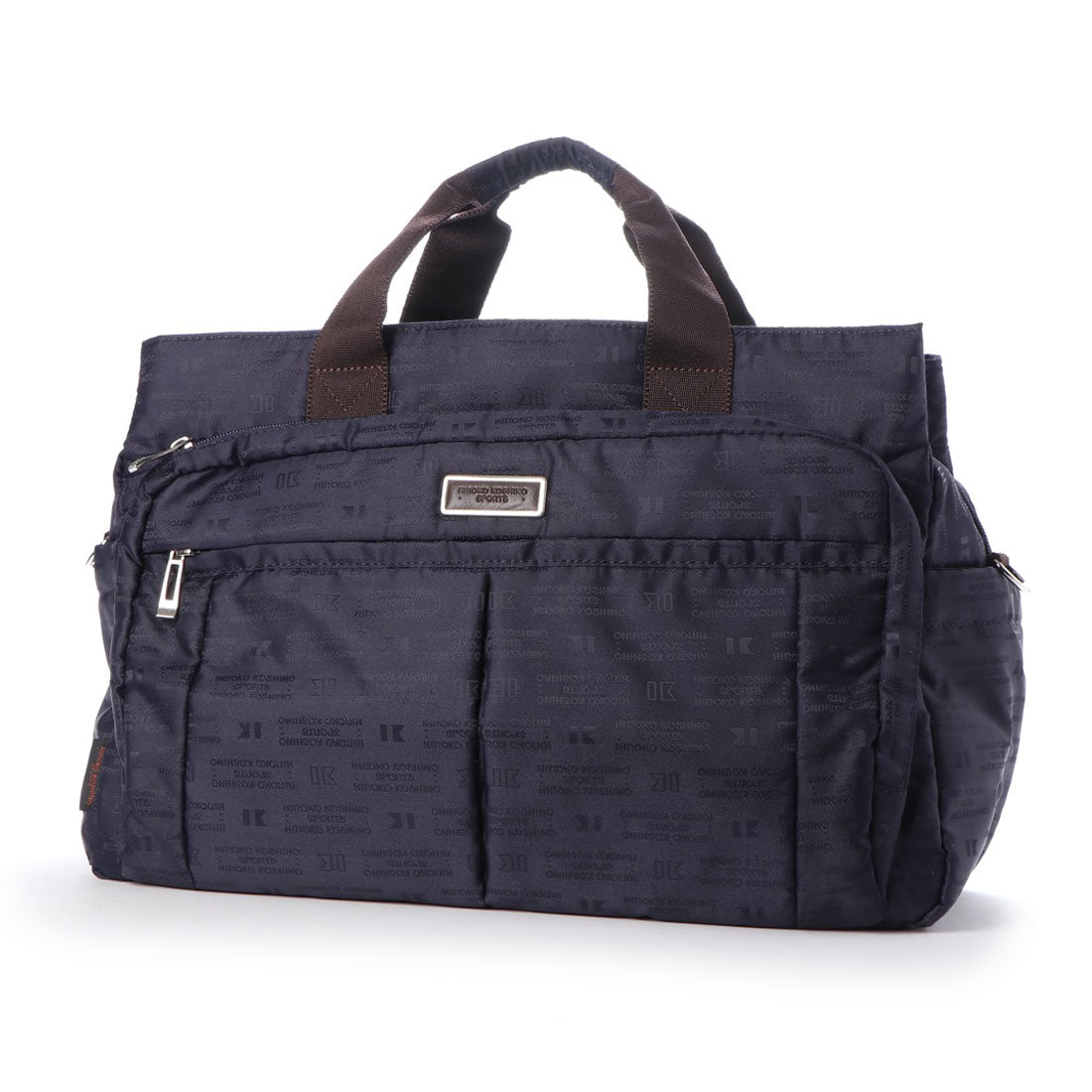 HIROKO KOSHINO SPORTS 2way Boston bag with side pockets