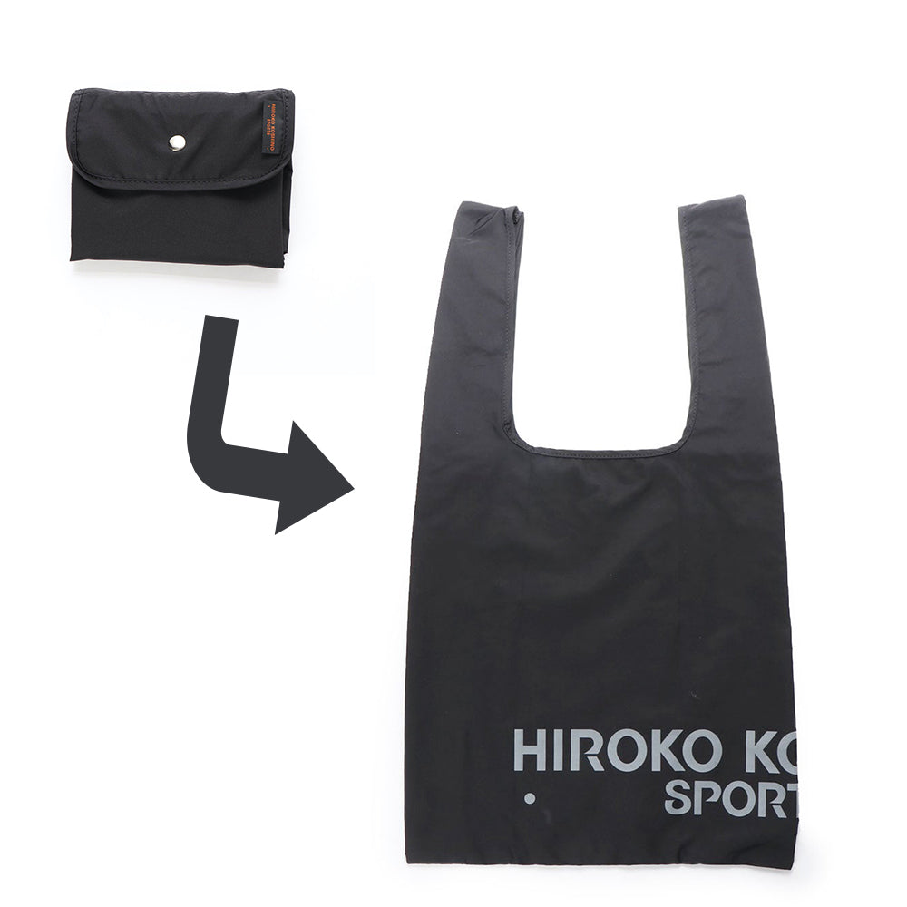 ヒロココシノスポーツ HIROKO KOSHINO SPORTS 折りたたみお買い物バッグ