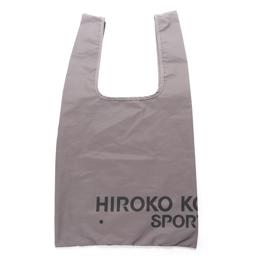 ヒロココシノスポーツ HIROKO KOSHINO SPORTS 折りたたみお買い物バッグ,グレー