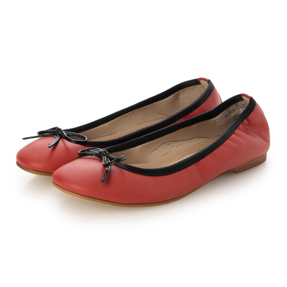 ヒルズアヴェニュー HILLS AVENUE レザーバレエ,レッド