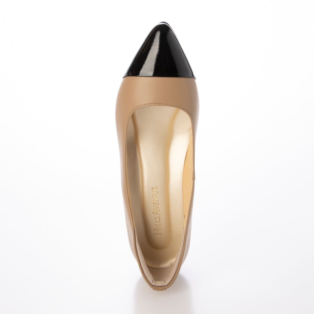 ヒルズアヴェニュー HILLS AVENUE ブルーナローヒール （ベージュブラック） ベージュブラック