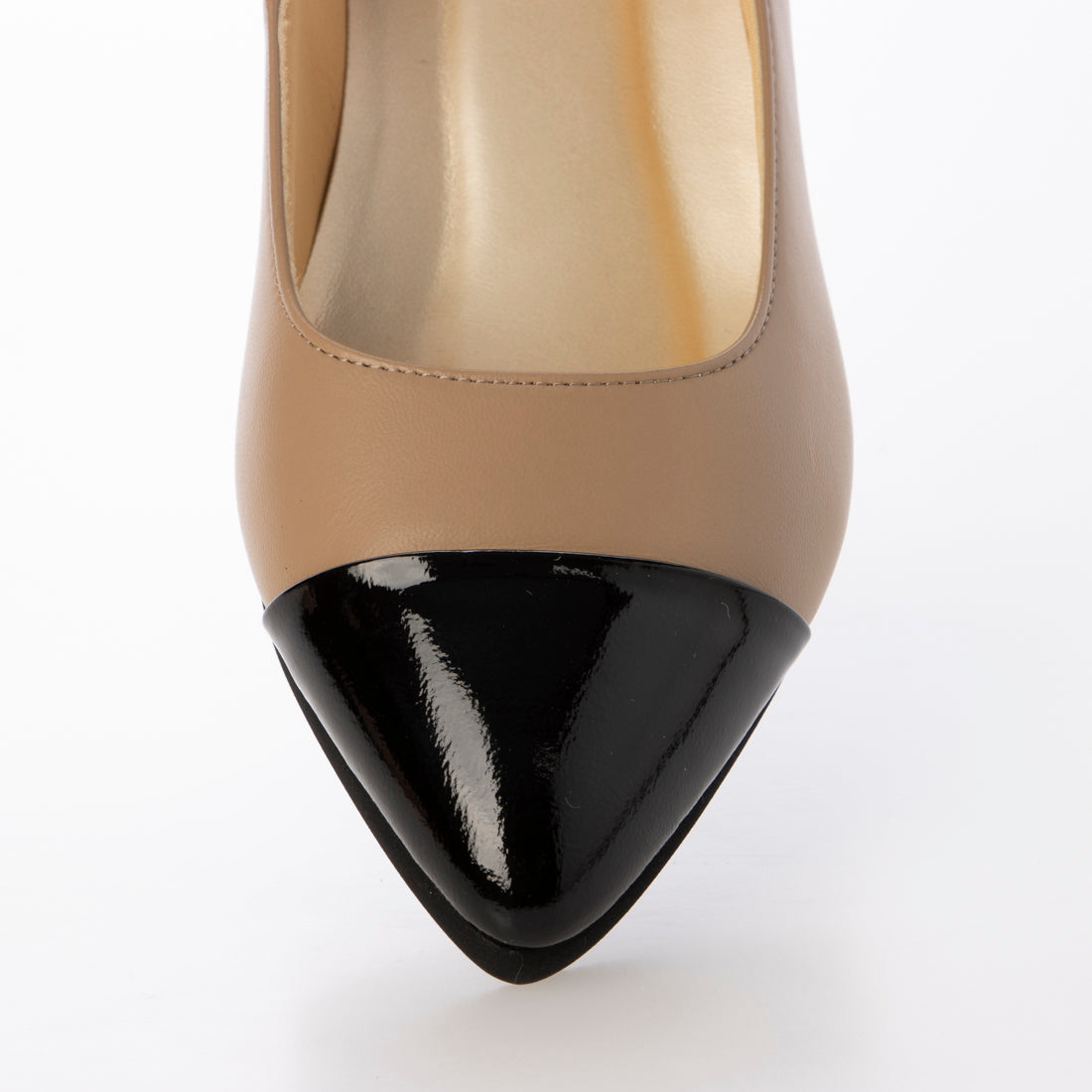 ヒルズアヴェニュー HILLS AVENUE ブルーナローヒール （ベージュブラック） ベージュブラック