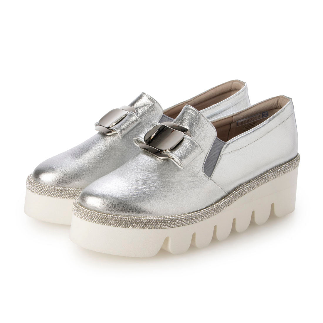 ヒルズアヴェニュー HILLS AVENUE エミリー スリッポン （シルバー） シルバー