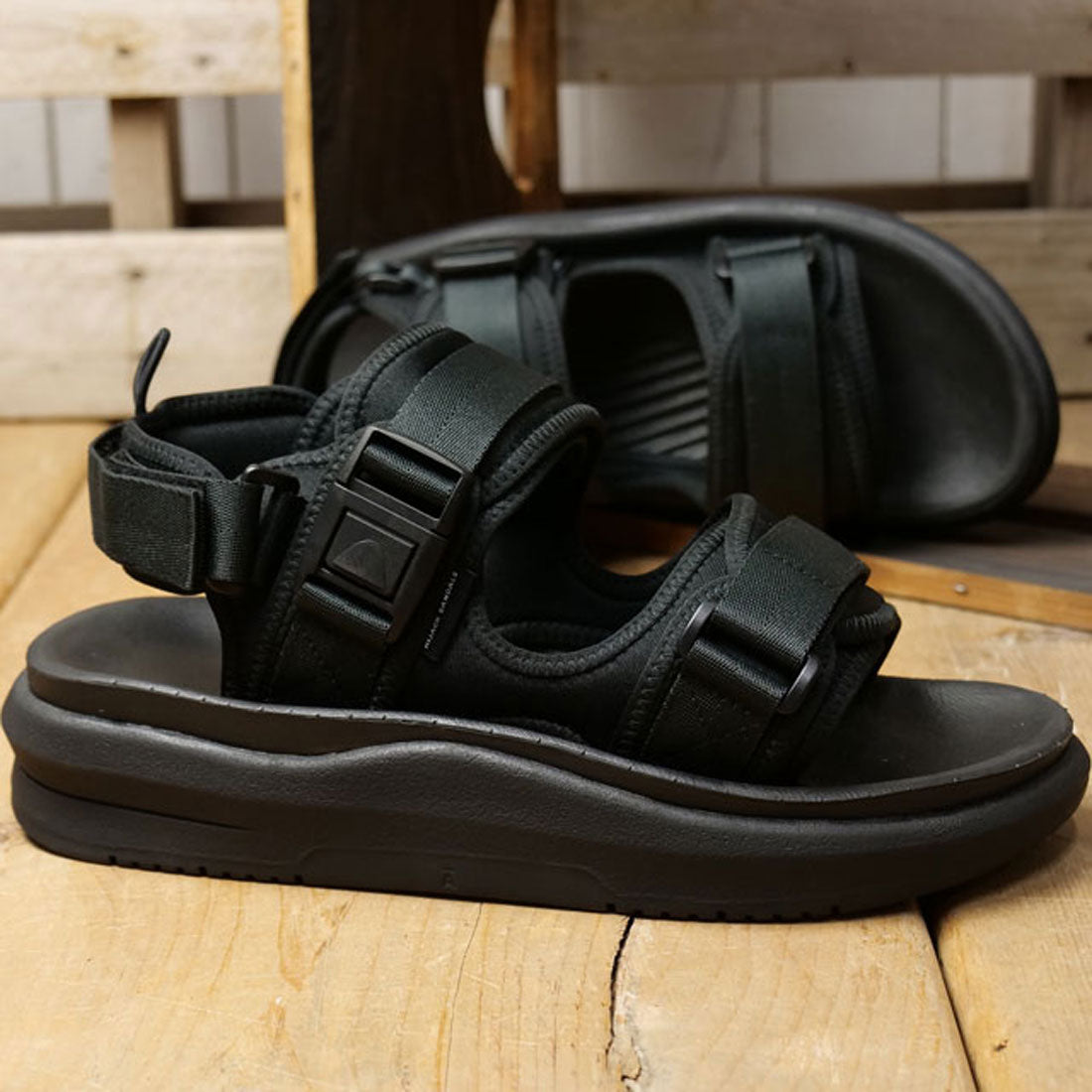 ハイジャックサンダル HIJACK SANDALS Alto Void Mach-1 オールブラック 黒 （黒） 黒