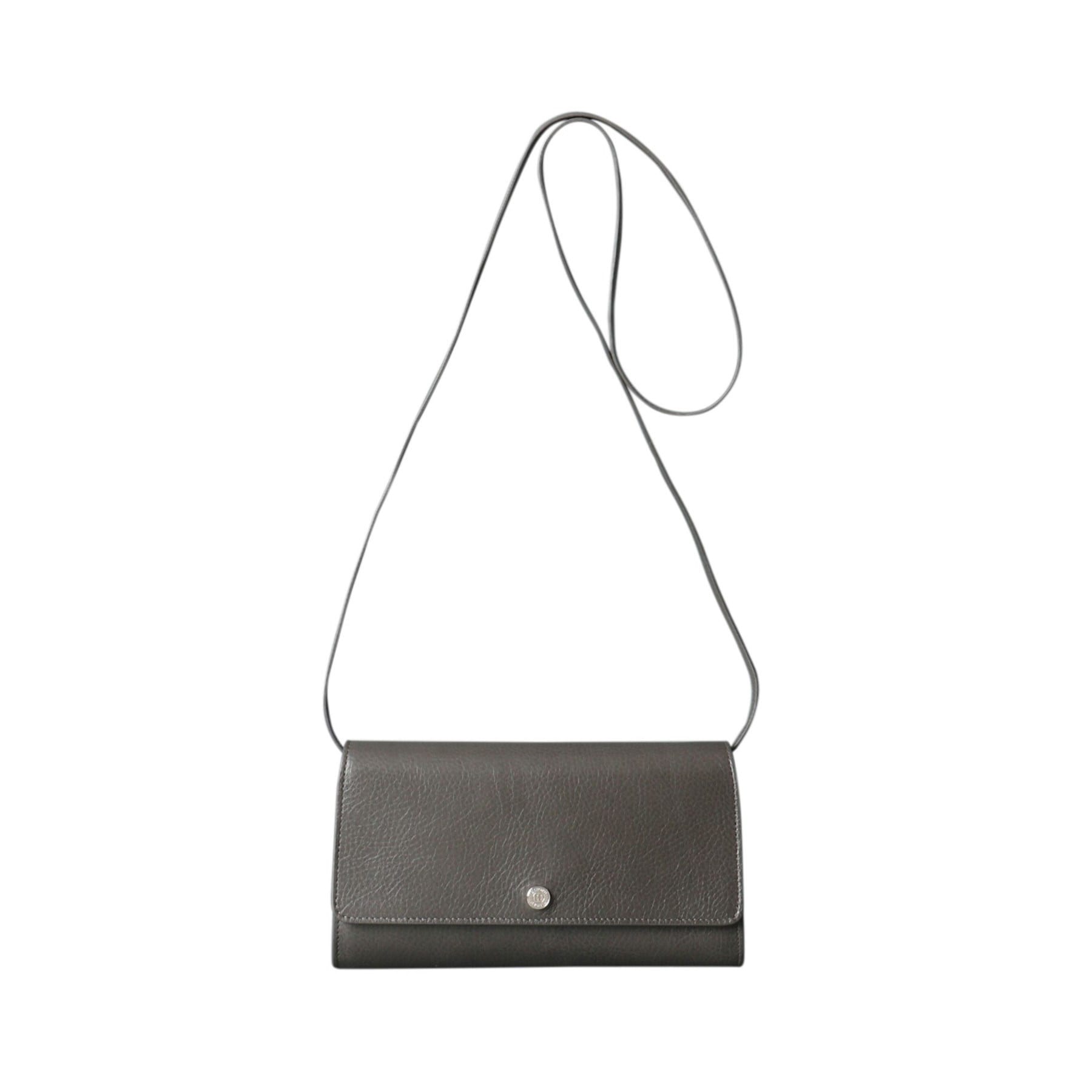 ヒロフ HIROFU 【アクセサリー】クラッチバッグ ウォレットショルダーバッグ  レザー 2WAY 本革