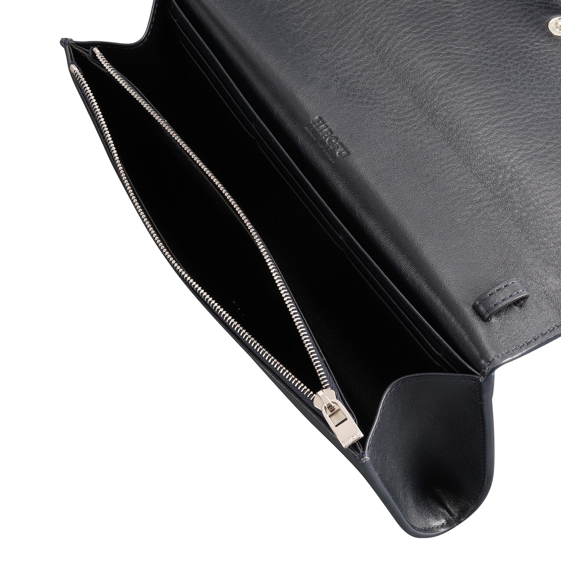 ヒロフ HIROFU 【アクセサリー】クラッチバッグ ウォレットショルダーバッグ  レザー 2WAY 本革