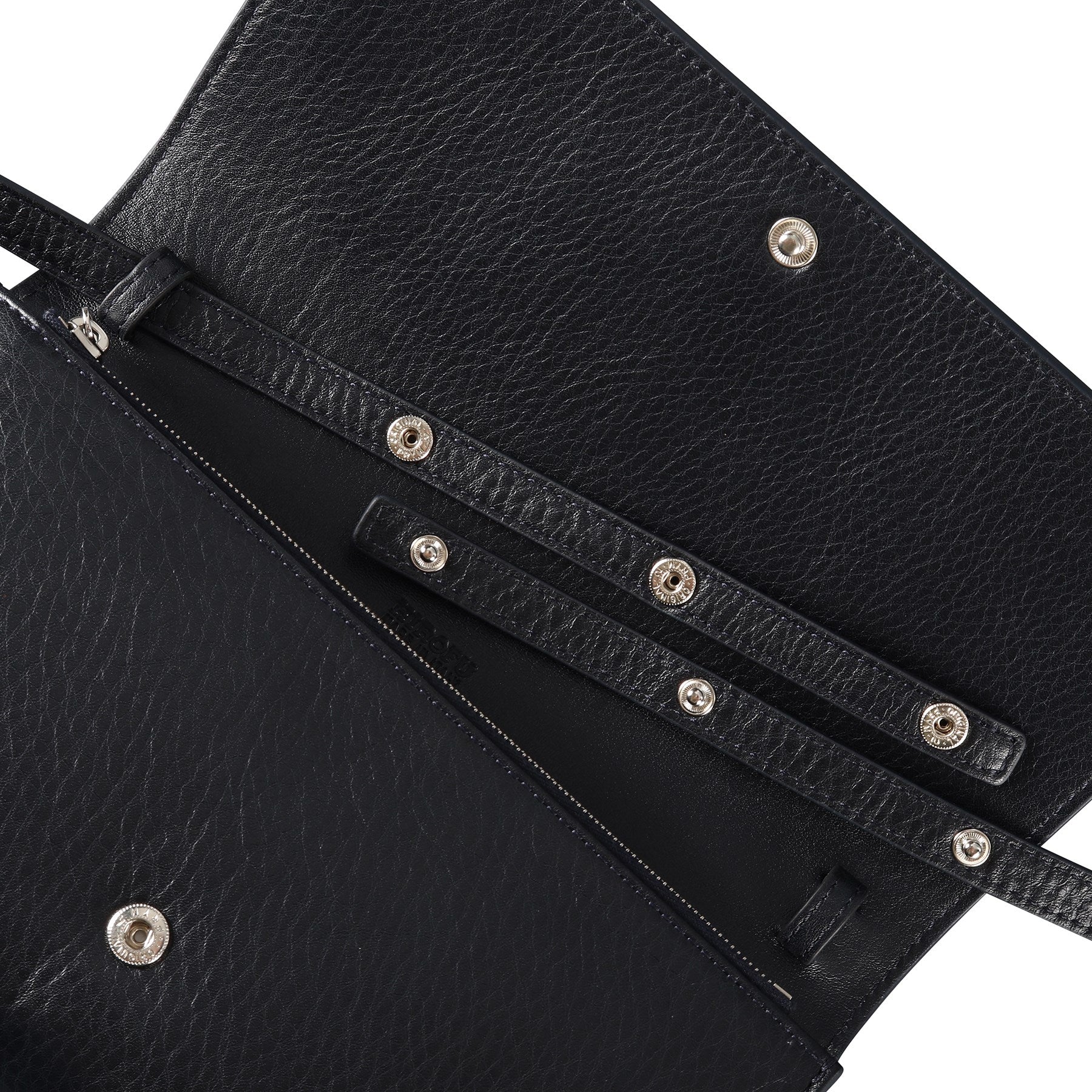 ヒロフ HIROFU 【アクセサリー】クラッチバッグ ウォレットショルダーバッグ  レザー 2WAY 本革