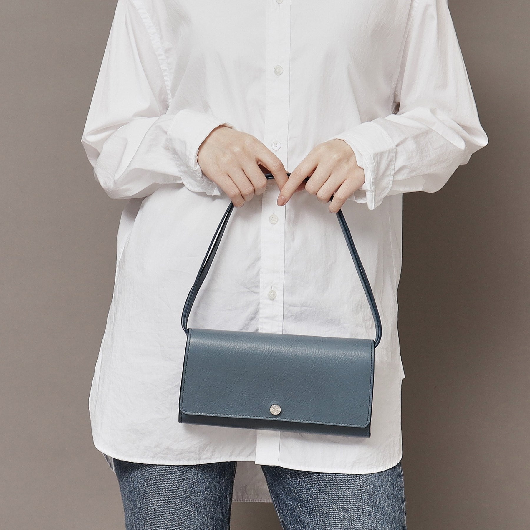 ヒロフ HIROFU 【アクセサリー】クラッチバッグ ウォレットショルダーバッグ  レザー 2WAY 本革
