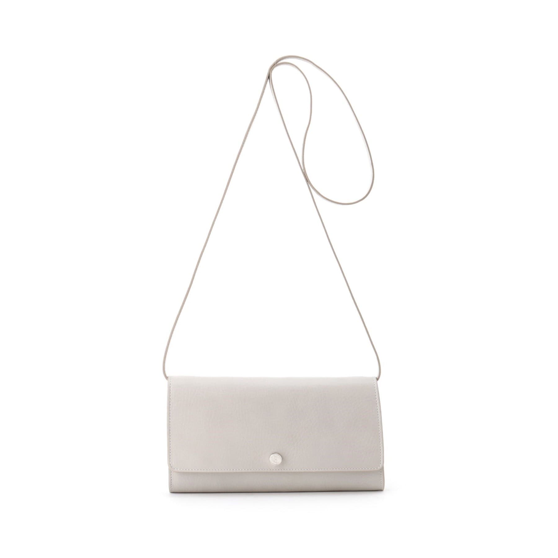 ヒロフ HIROFU 【アクセサリー】クラッチバッグ ウォレットショルダーバッグ  レザー 2WAY 本革