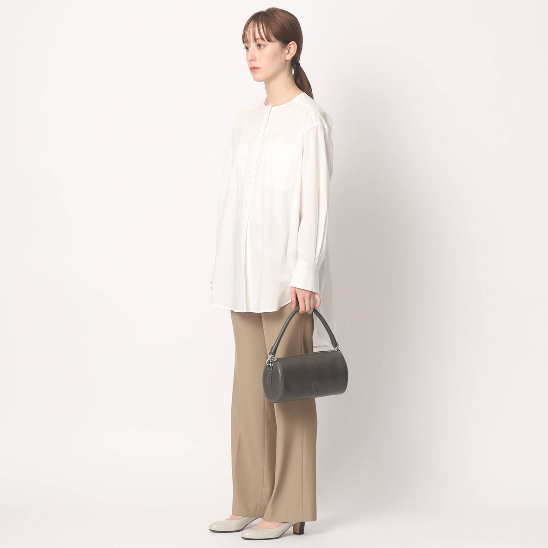 ヒロフ HIROFU 【プリマ】ポーチ レザーハンドバッグ S 本革 ミニバッグ