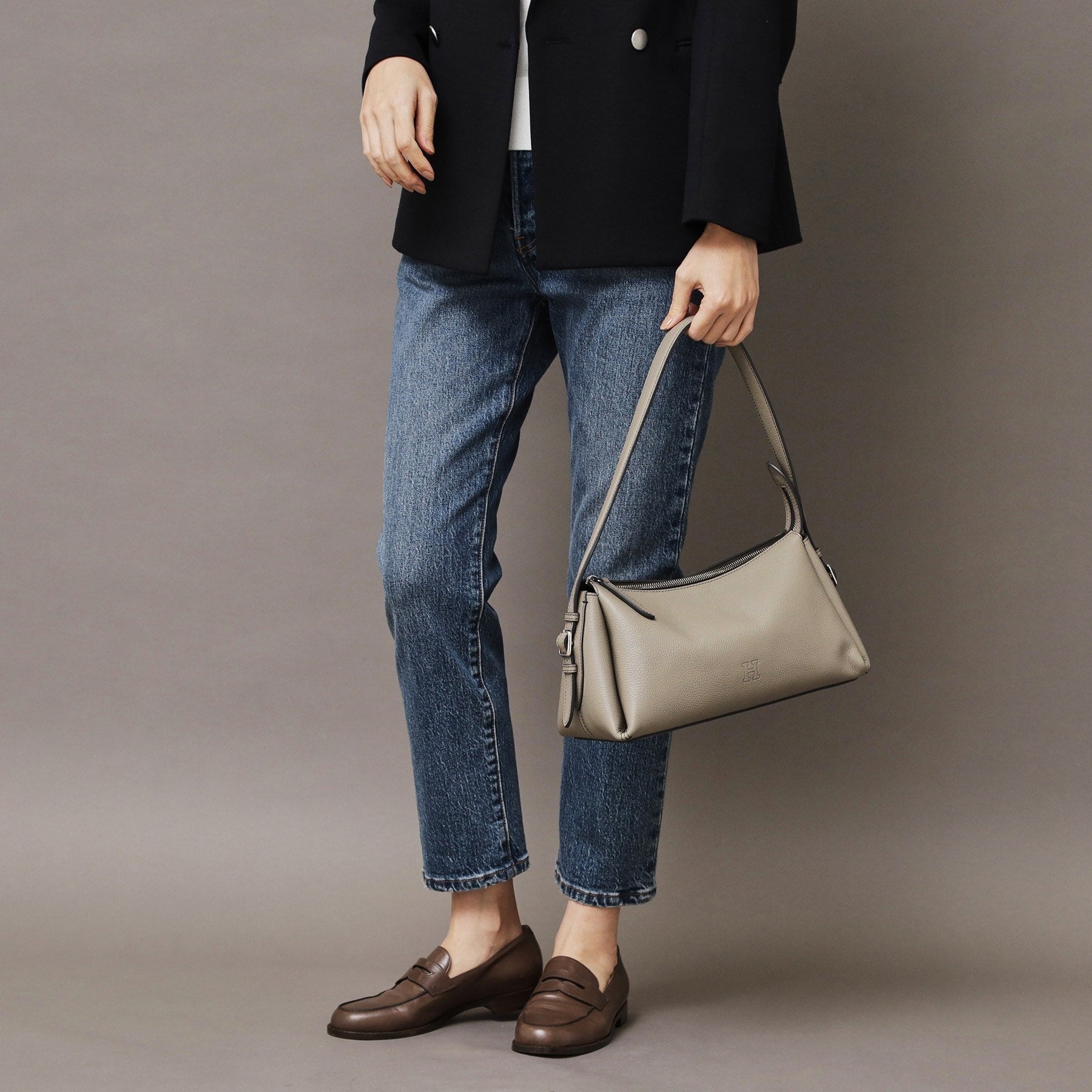 ヒロフ HIROFU 【サルト】2WAY レザーショルダーバッグ S 本革 （ツンドラ(710)） ツンドラ(710)