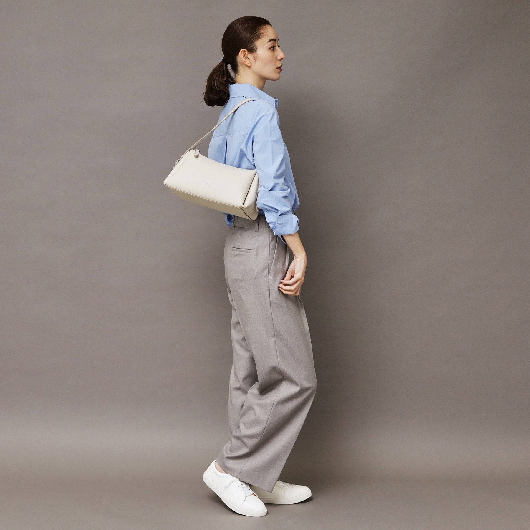 ヒロフ HIROFU 【サルト】2WAY レザーショルダーバッグ S 本革 （ツンドラ(710)） ツンドラ(710)