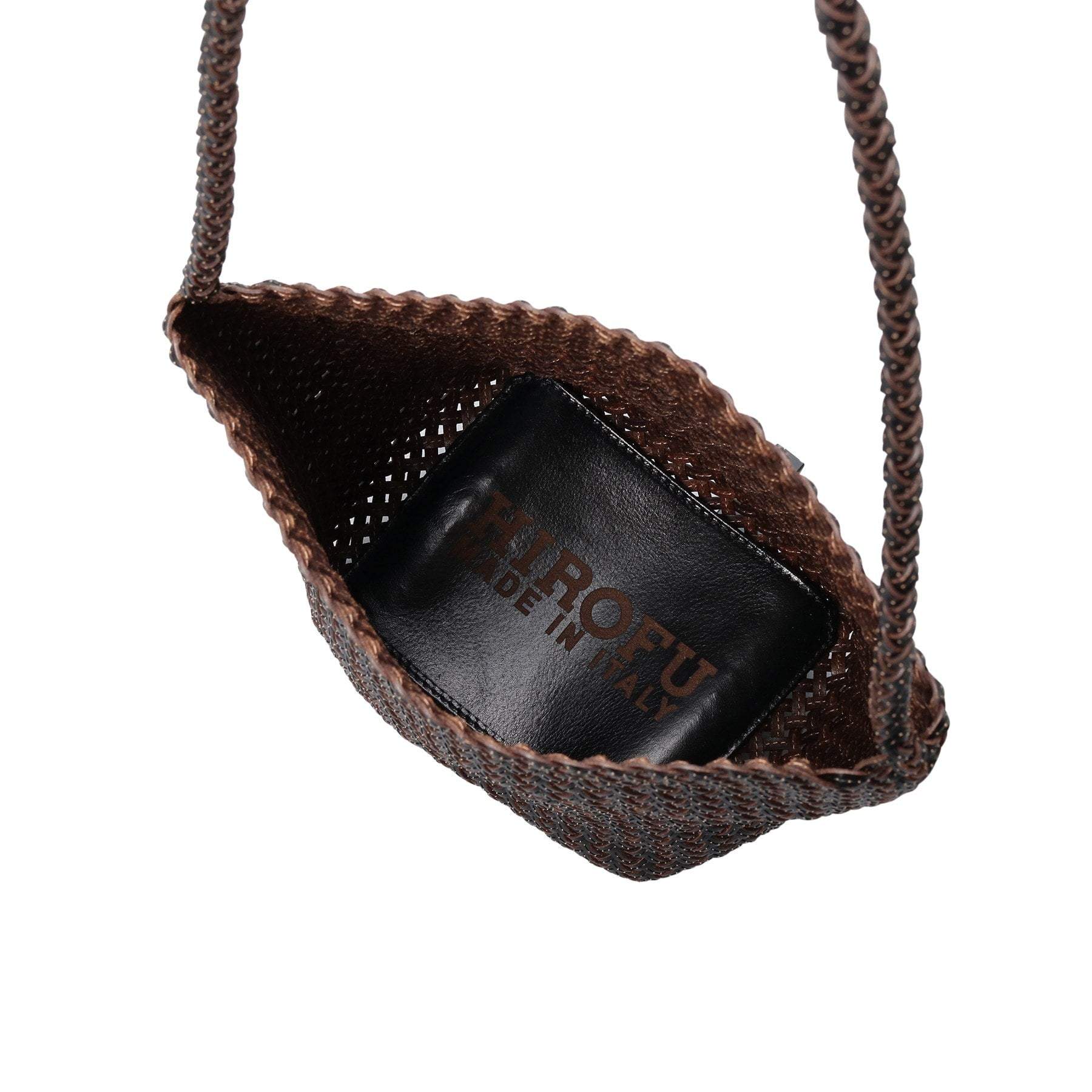 ヒロフ HIROFU 【ブレッツァバッファロー】レザーメッシュショルダー