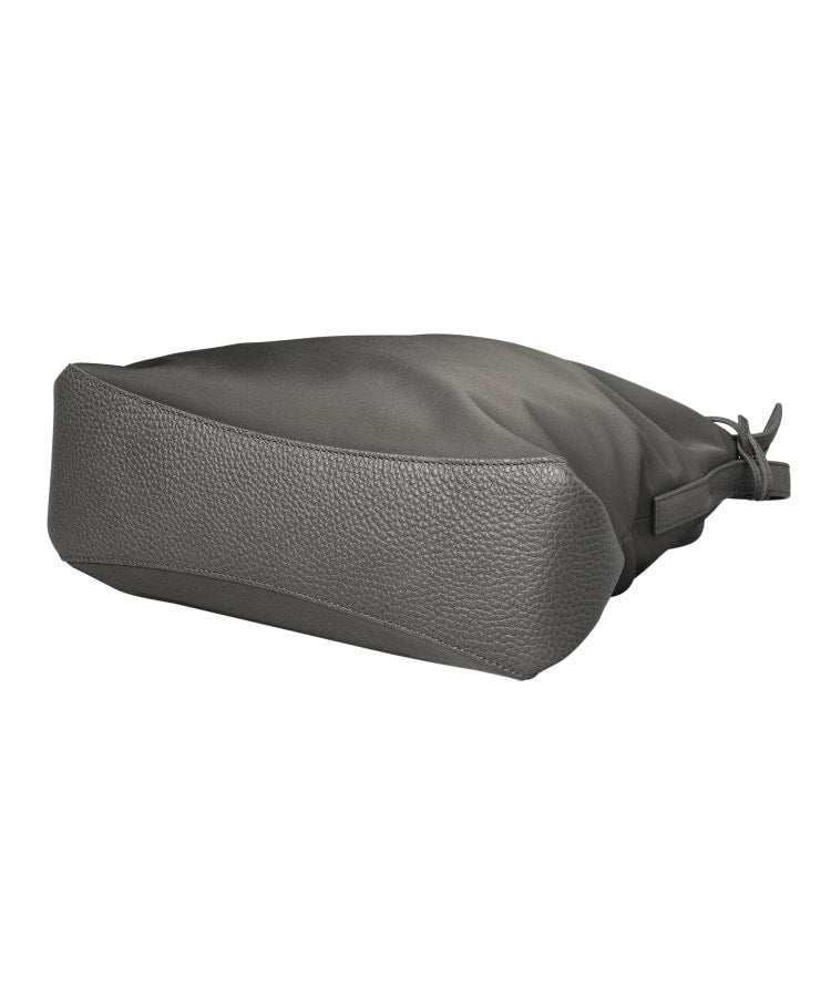 ヒロフ HIROFU 【リベロ】ナイロン ショルダーバッグ M（商品番号：P25-39508） （ダークグレー(115)） ダークグレー(115)