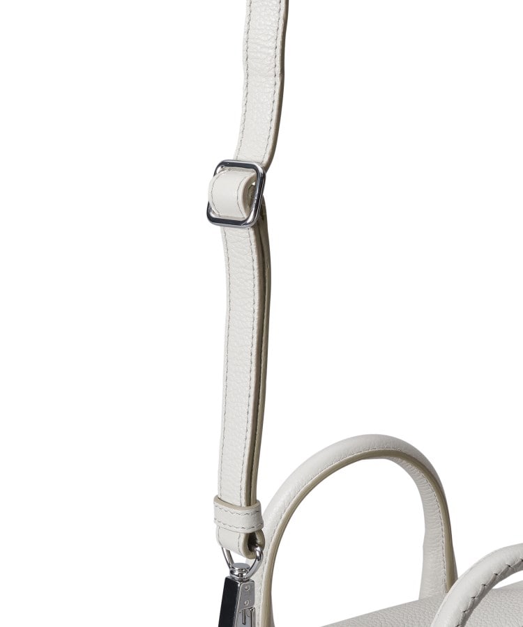 ヒロフ HIROFU 【デュオCMH】レザーハンドバッグ S 2WAY 本革 ミニバッグ（商品番号：P25ー35548） （シルク(204)） シルク(204)