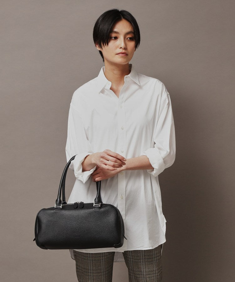 ヒロフ HIROFU ◆【キッカ】レザーハンドバッグ M 本革（商品番号：P25ー35663） （ヴェイパー(996)） ヴェイパー(996)