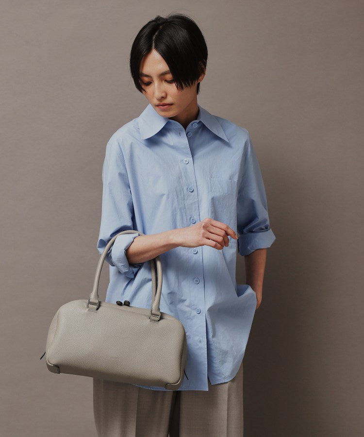 ヒロフ HIROFU ◆【キッカ】レザーハンドバッグ M 本革（商品番号：P25ー35663） （ヴェイパー(996)） ヴェイパー(996)