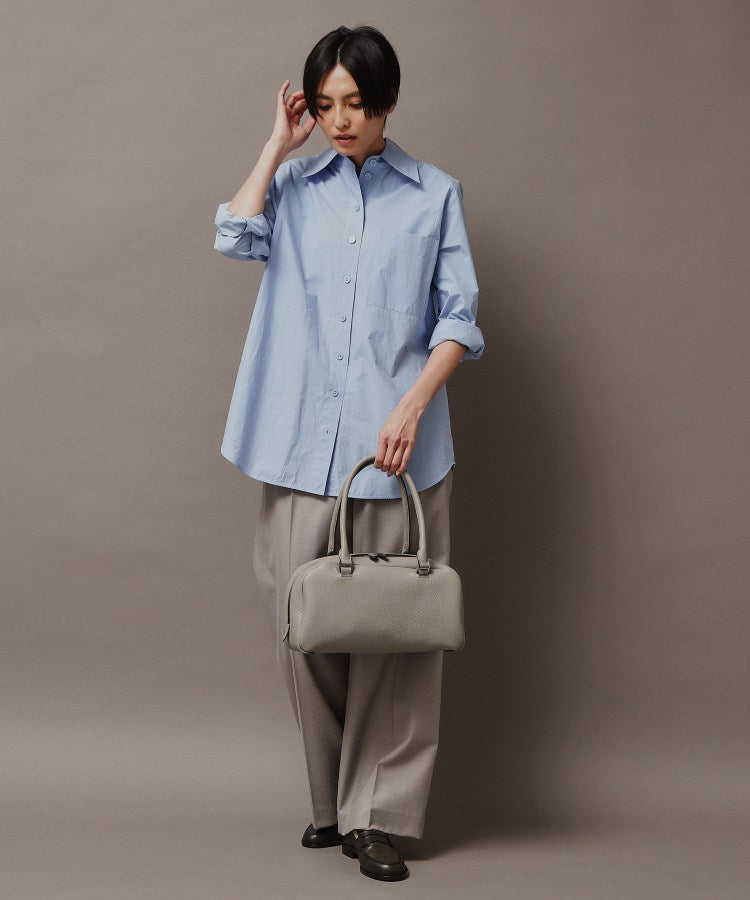 ヒロフ HIROFU ◆【キッカ】レザーハンドバッグ M 本革（商品番号：P25ー35663） （ヴェイパー(996)） ヴェイパー(996)