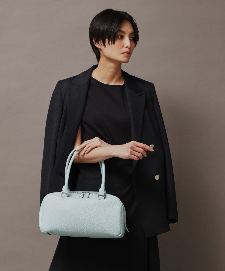 ヒロフ HIROFU ◆【キッカ】レザーハンドバッグ M 本革（商品番号：P25ー35663） （ヴェイパー(996)） ヴェイパー(996)