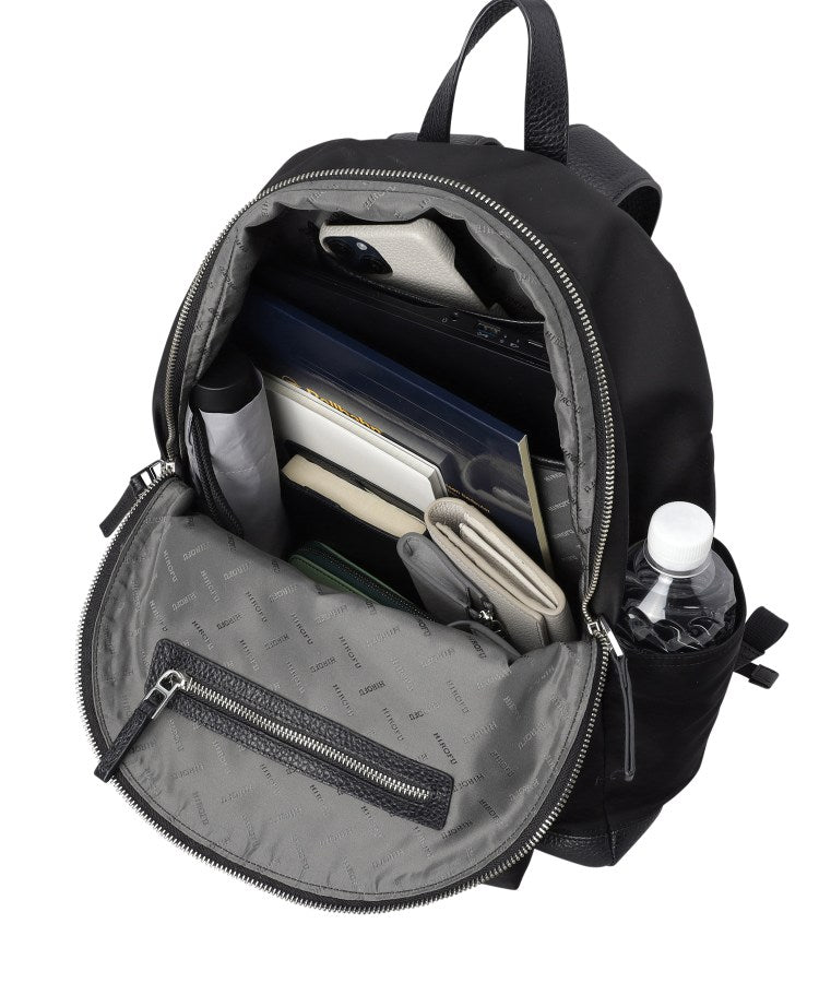 ヒロフ HIROFU ◆【リカリカ】ナイロン リュック L A4サイズ （商品番号：P25-39612） （ブラック(019)） ブラック(019)