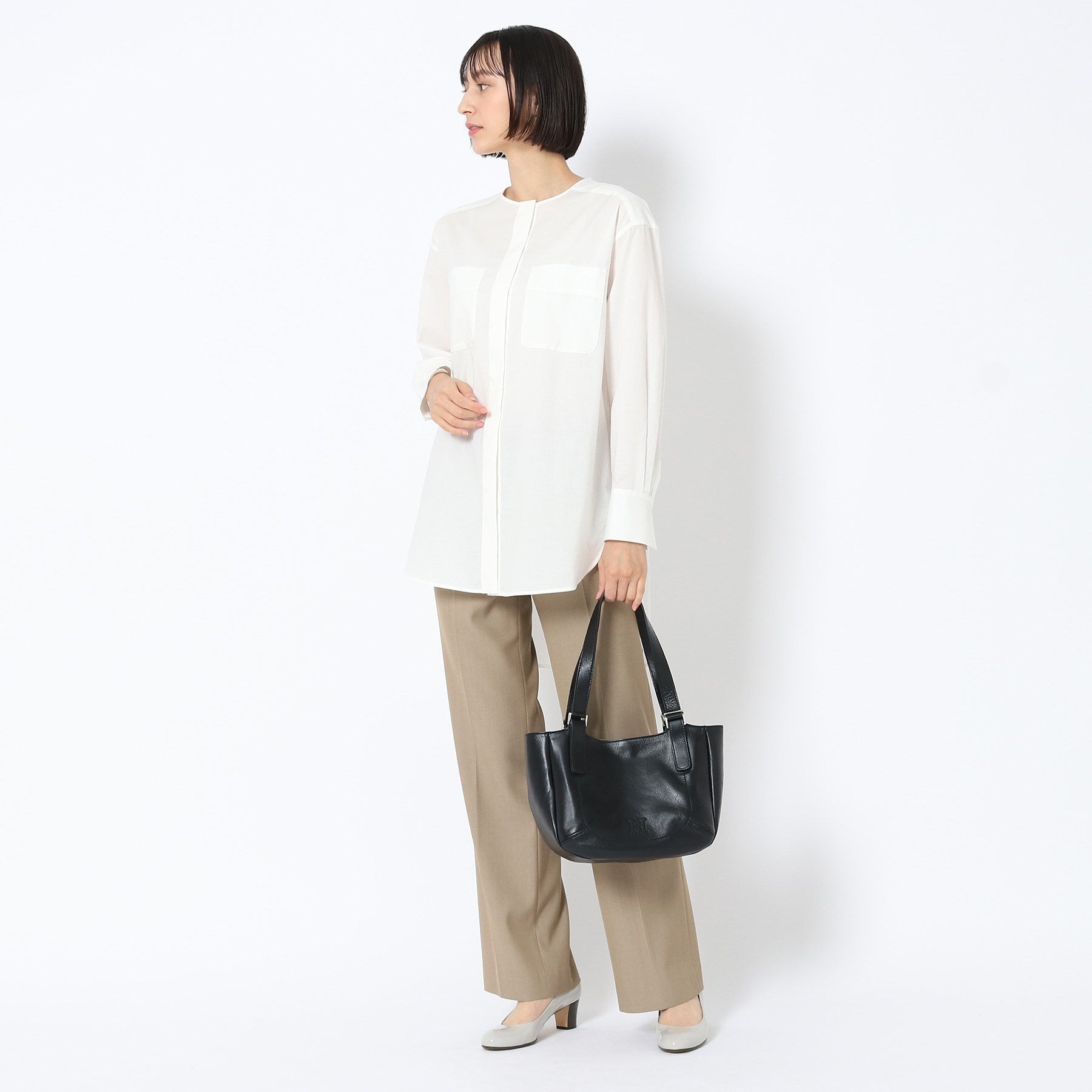 ヒロフ HIROFU 【ソーロ】レザートートバッグ S 2WAY 本革