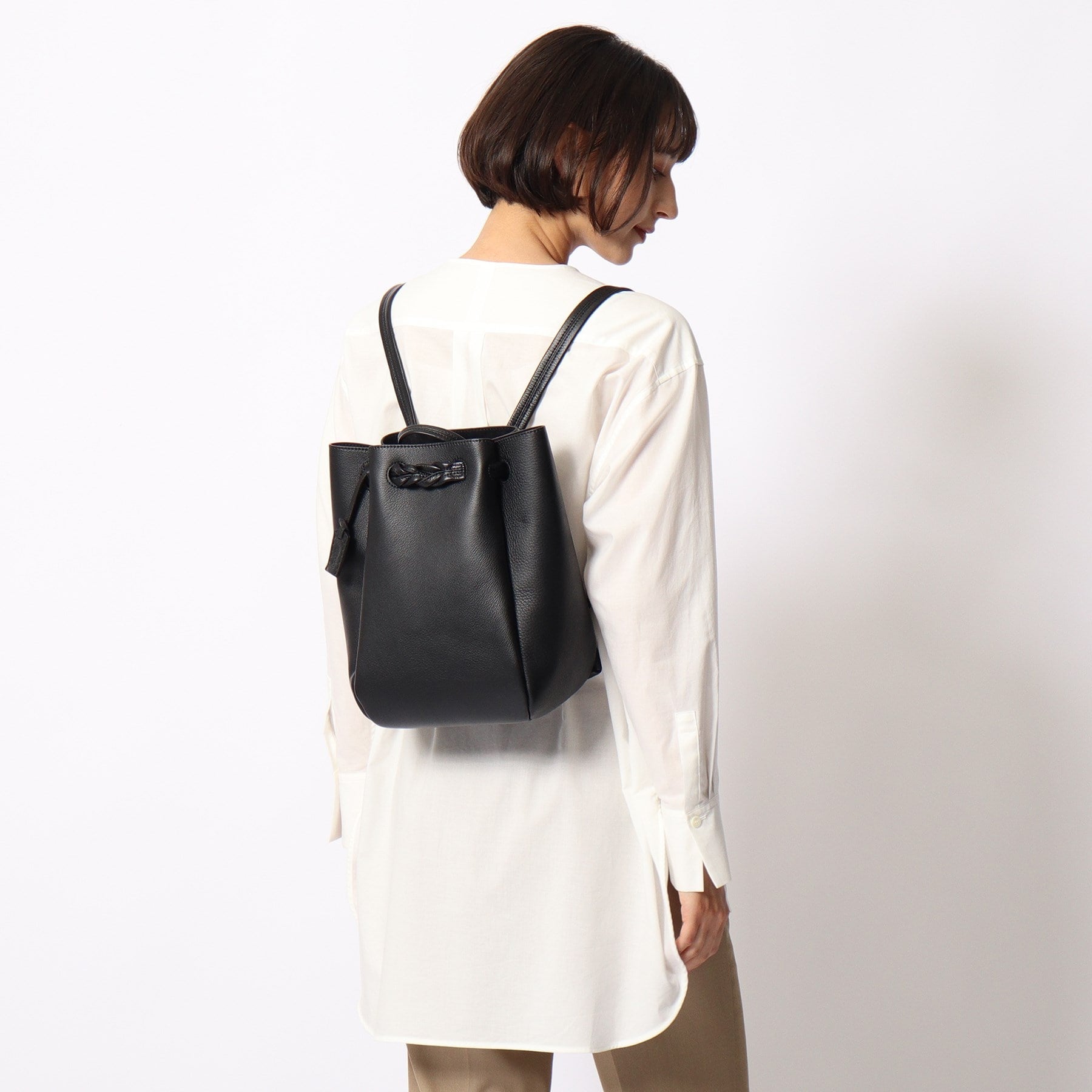 sue☆ヒロフ HIROFU  リュック 中古・古着通販】HIROFU (ヒロフ) レザーミニリュック グリーン
