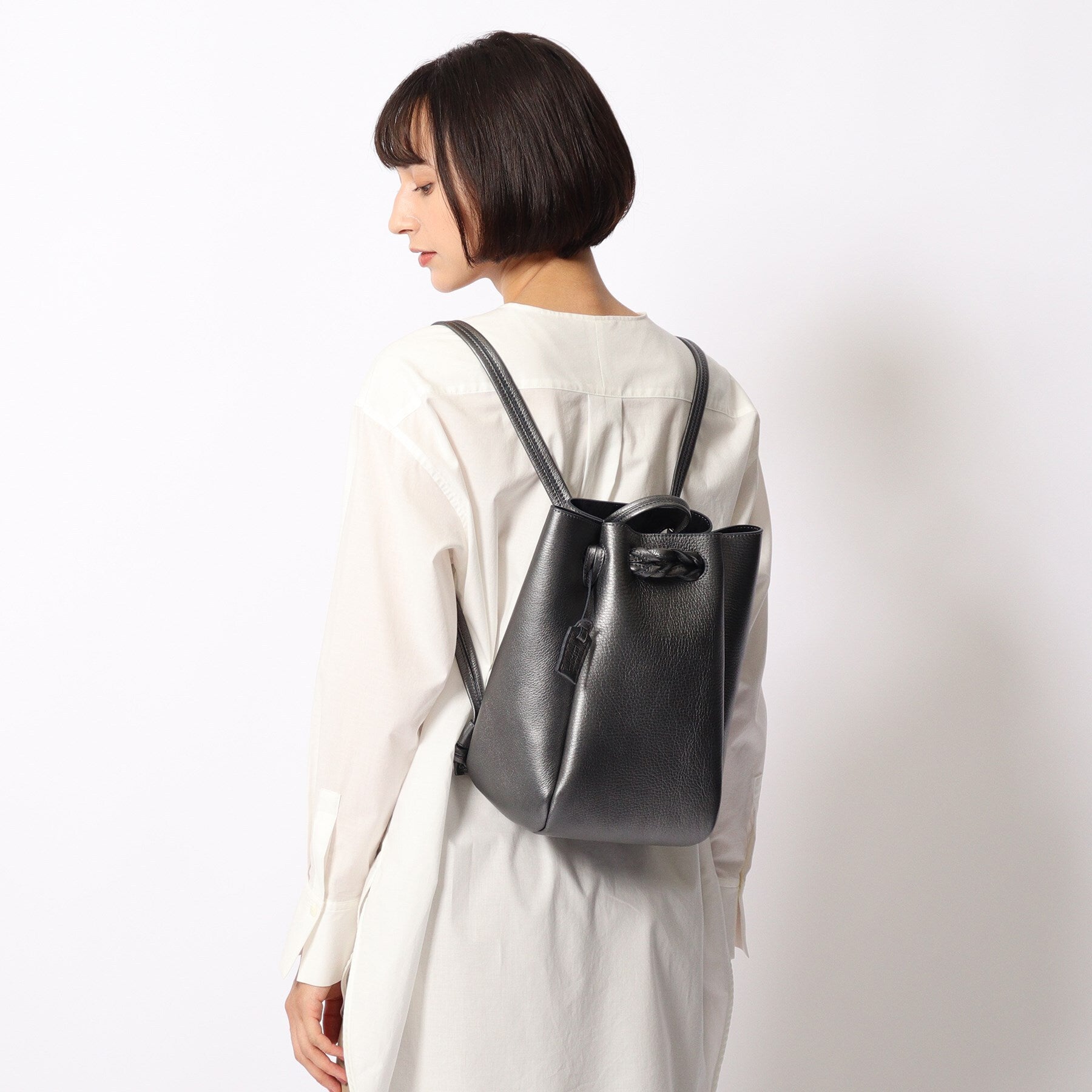 ヒロフ HIROFU 【ロシェ】レザーリュック バックパック M 本革