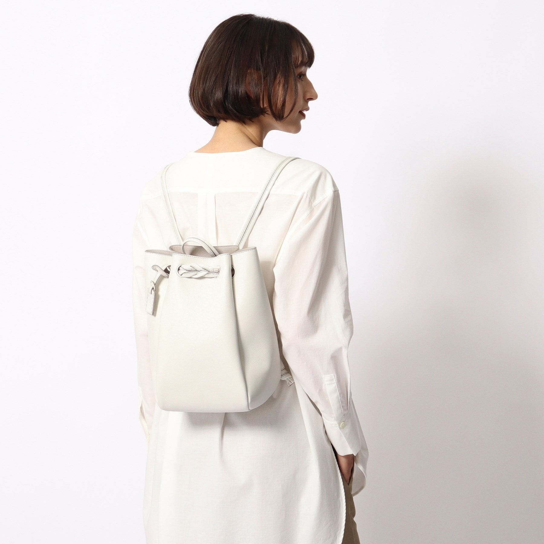 sue☆ヒロフ HIROFU  リュック HIROFU [Roche] Leather Backpack, M, Genuine Leather