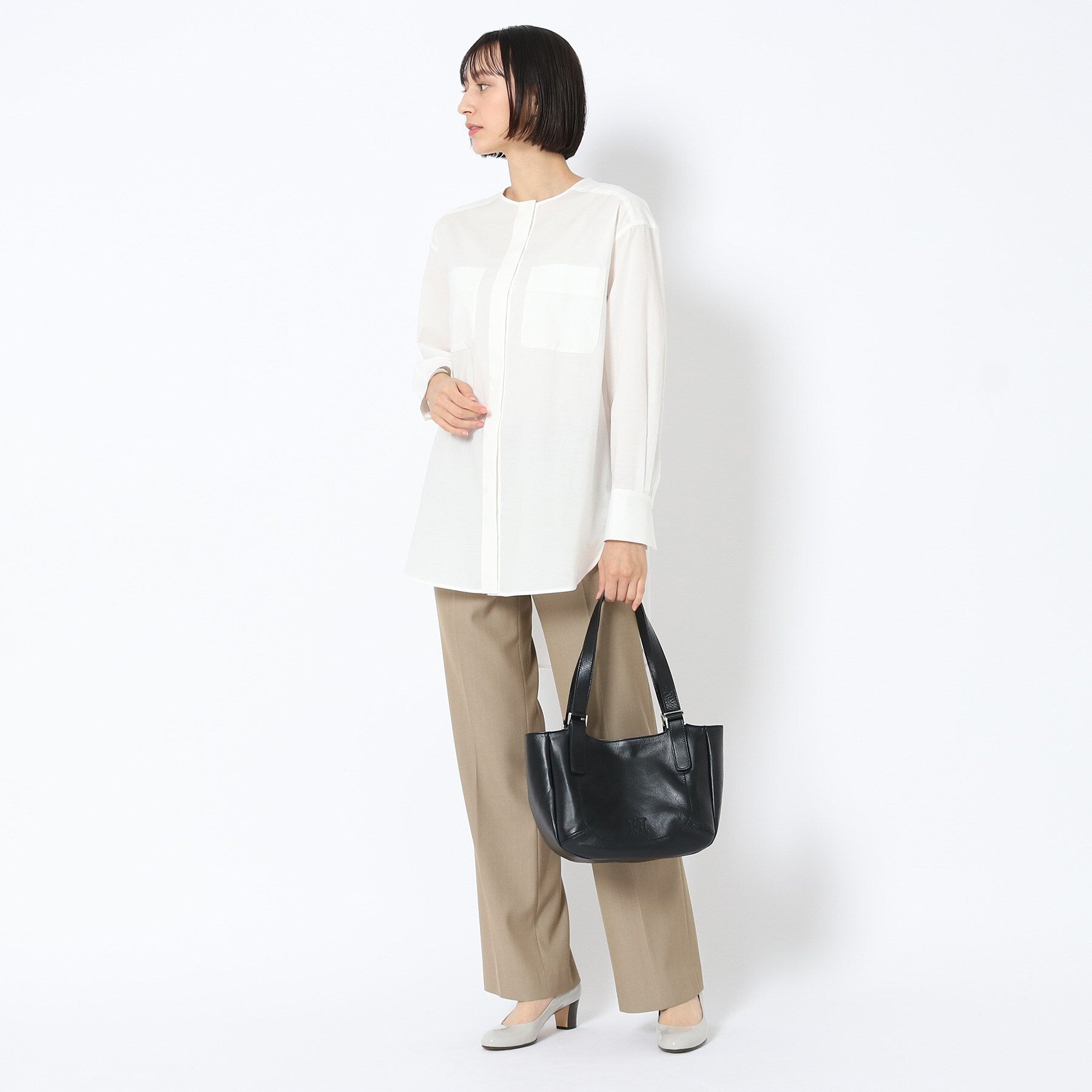 ヒロフ HIROFU 【ソーロ】レザートートバッグ S 2WAY 本革