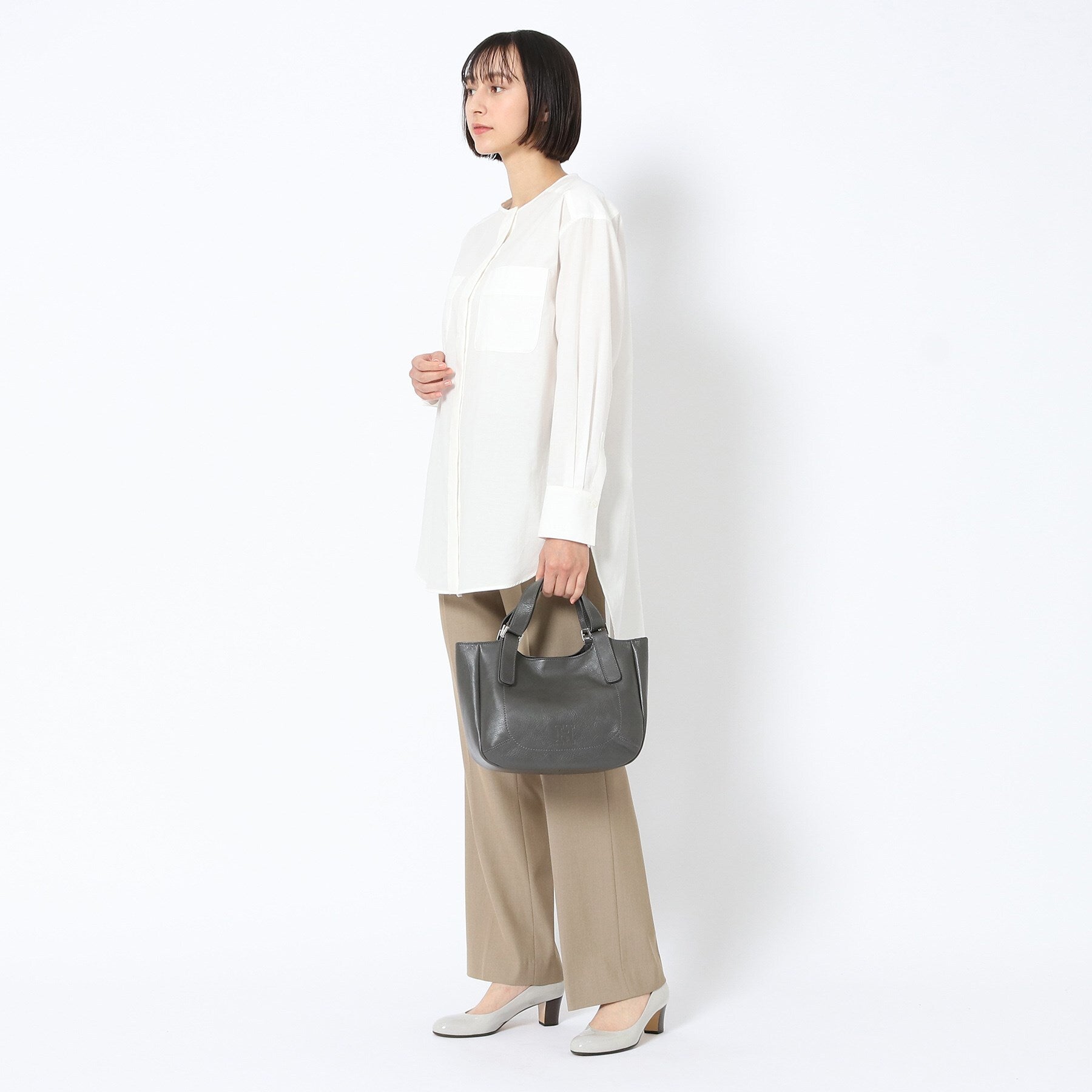 ヒロフ HIROFU 【ソーロ】レザートートバッグ S 2WAY 本革