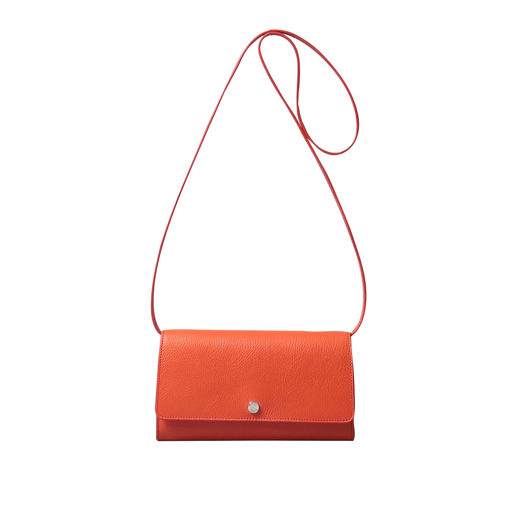 ヒロフ HIROFU 【アクセサリー】クラッチバッグ ウォレットショルダーバッグ  レザー 2WAY 本革